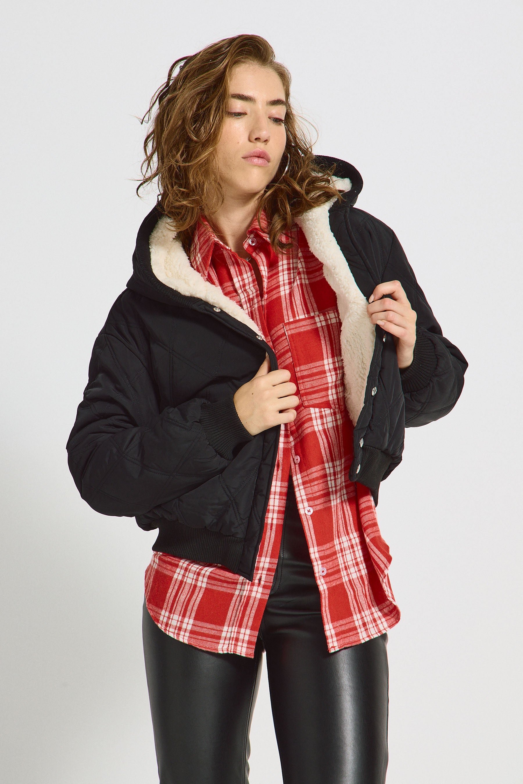 מעיל מעוינים קוזי דוצ