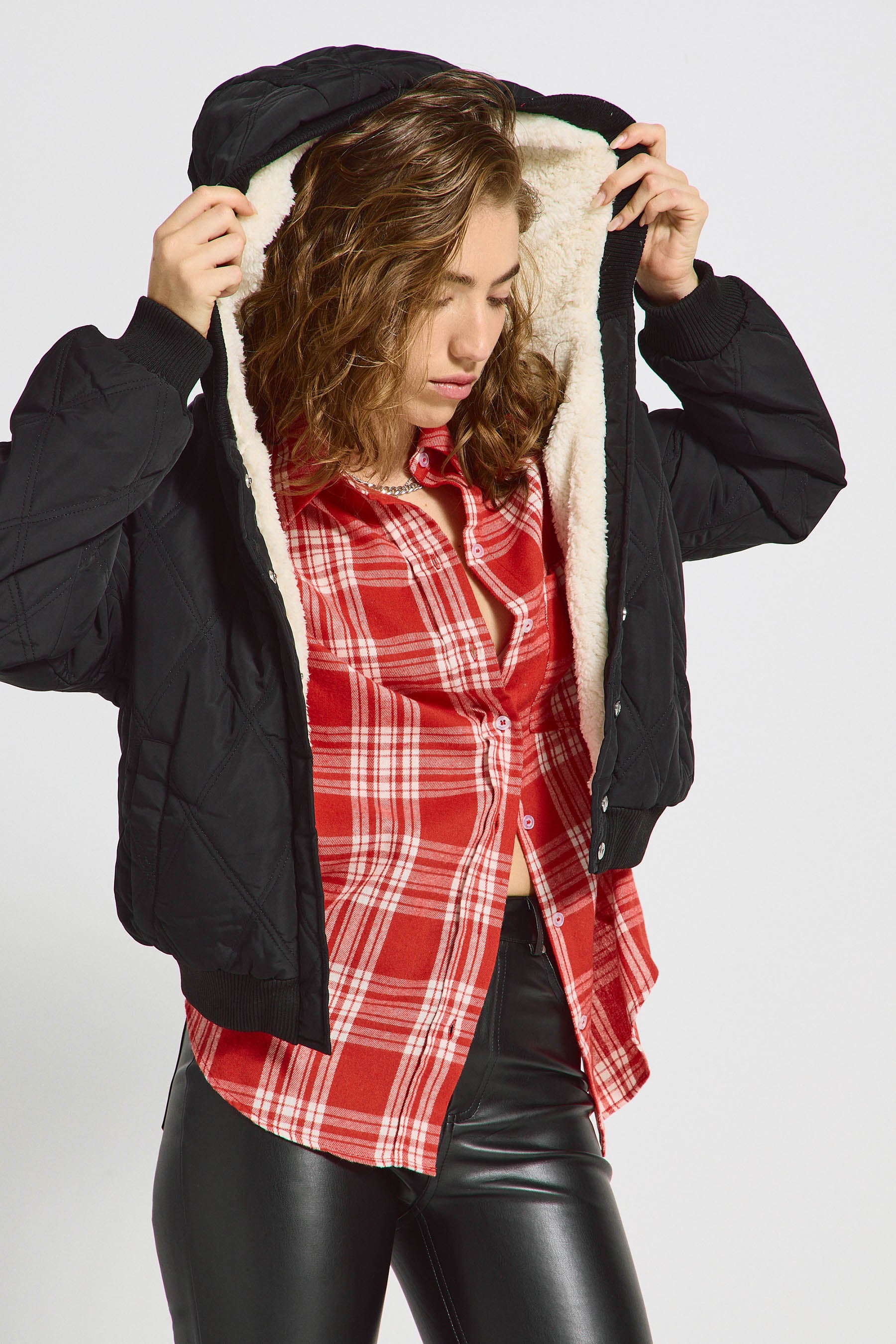 מעיל מעוינים קוזי דוצ