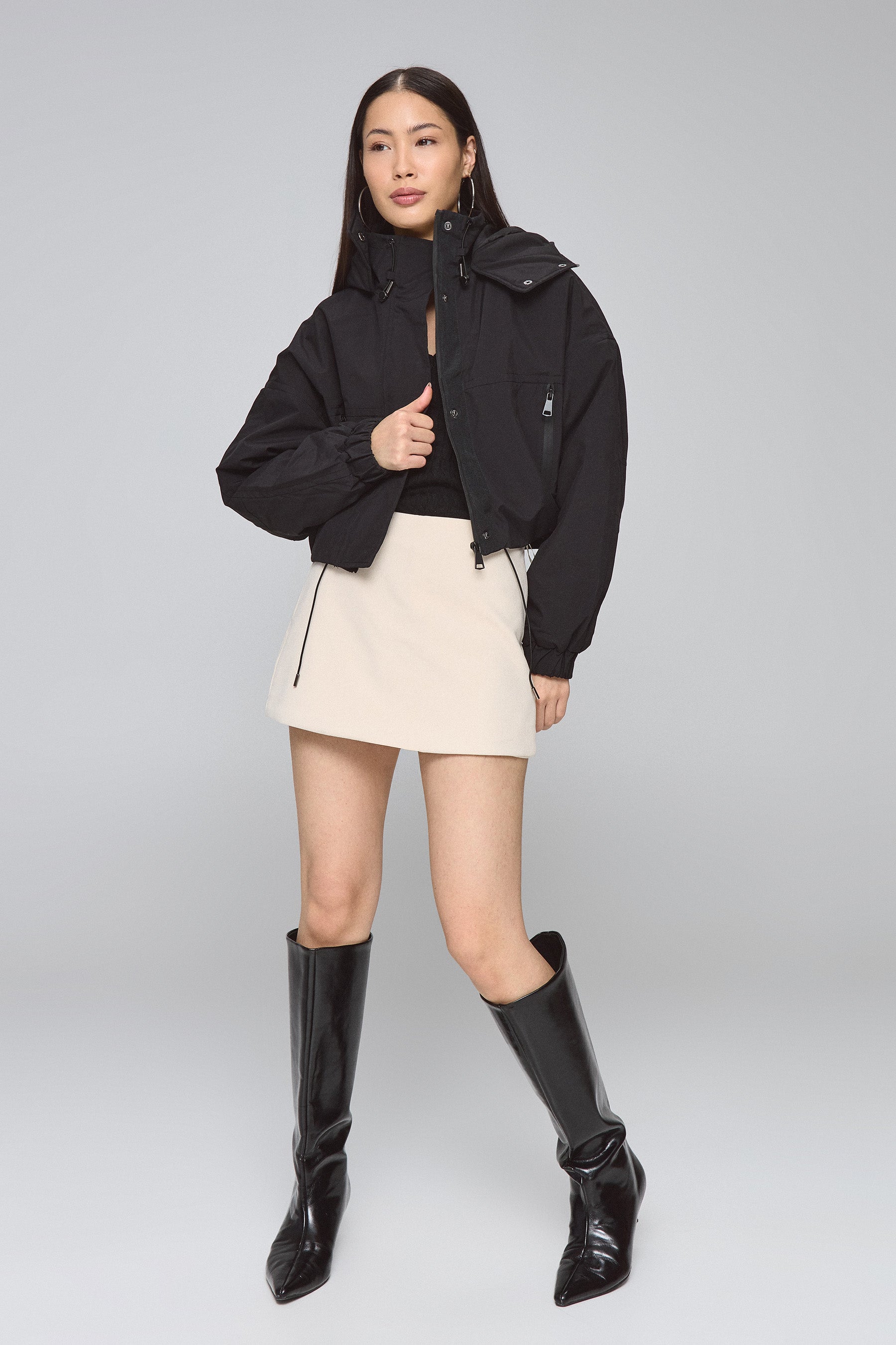 מעיל קפוצ'ון ניילון