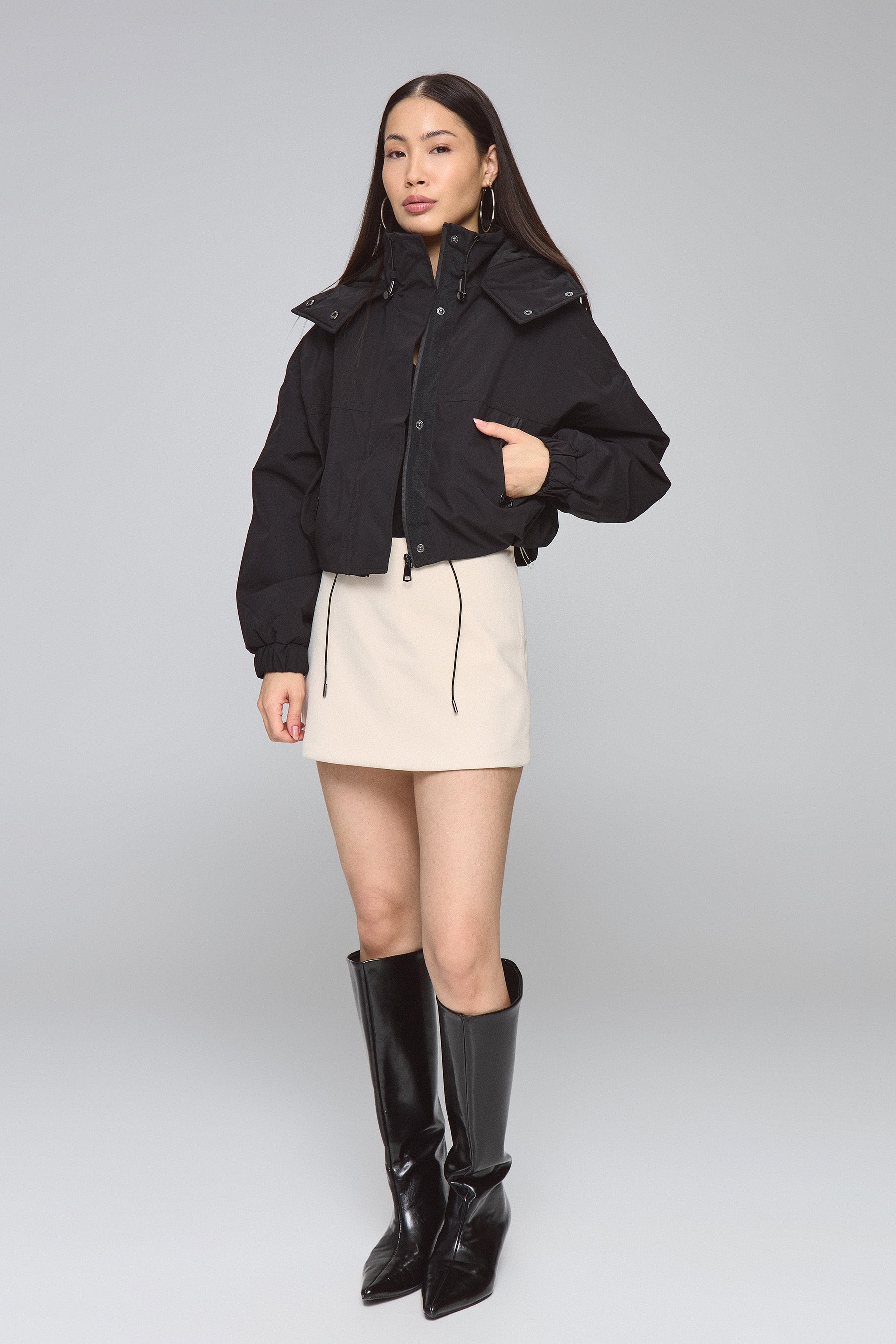 מעיל קפוצ'ון ניילון