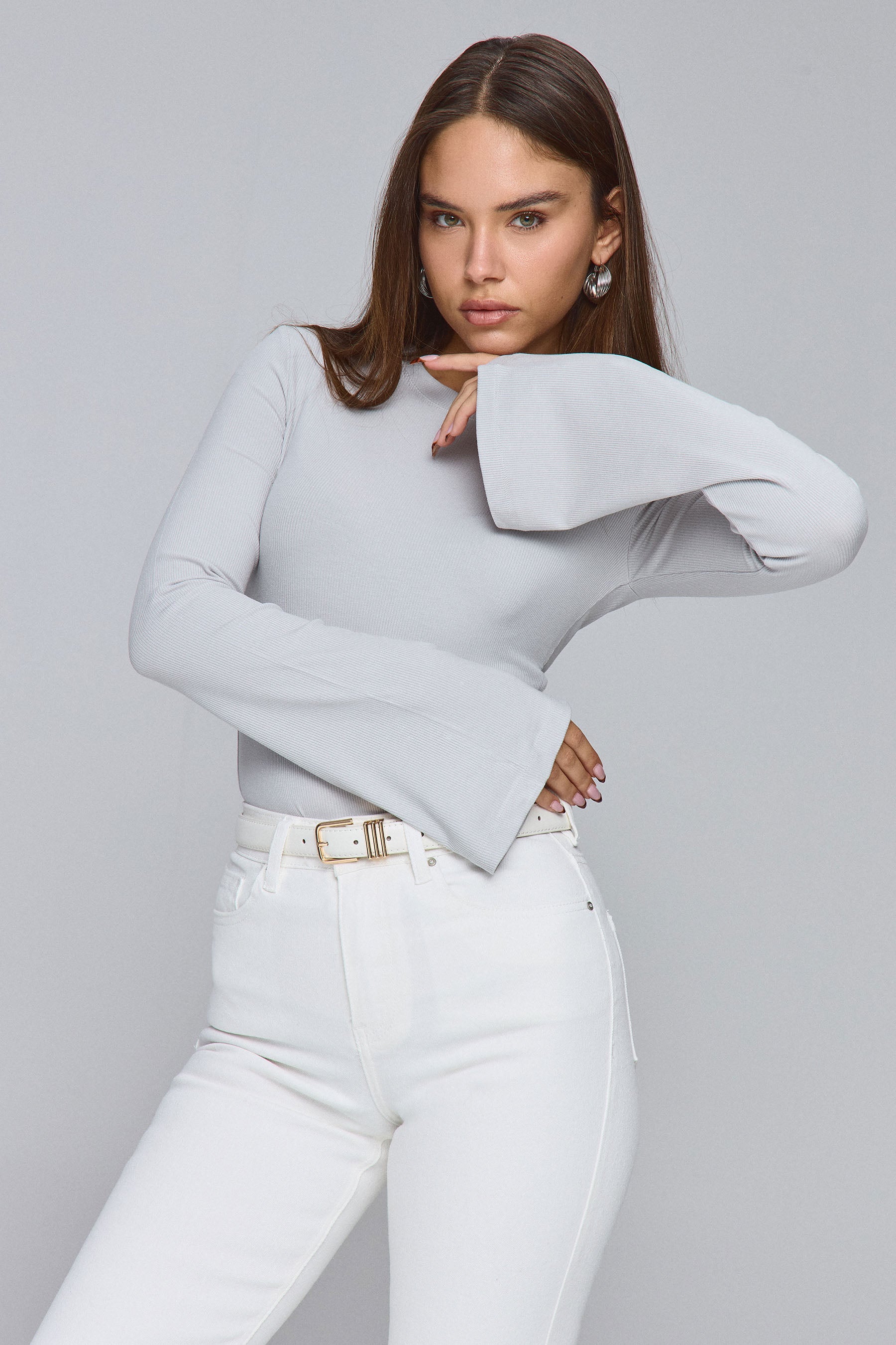 חולצת טי שרוול רחב