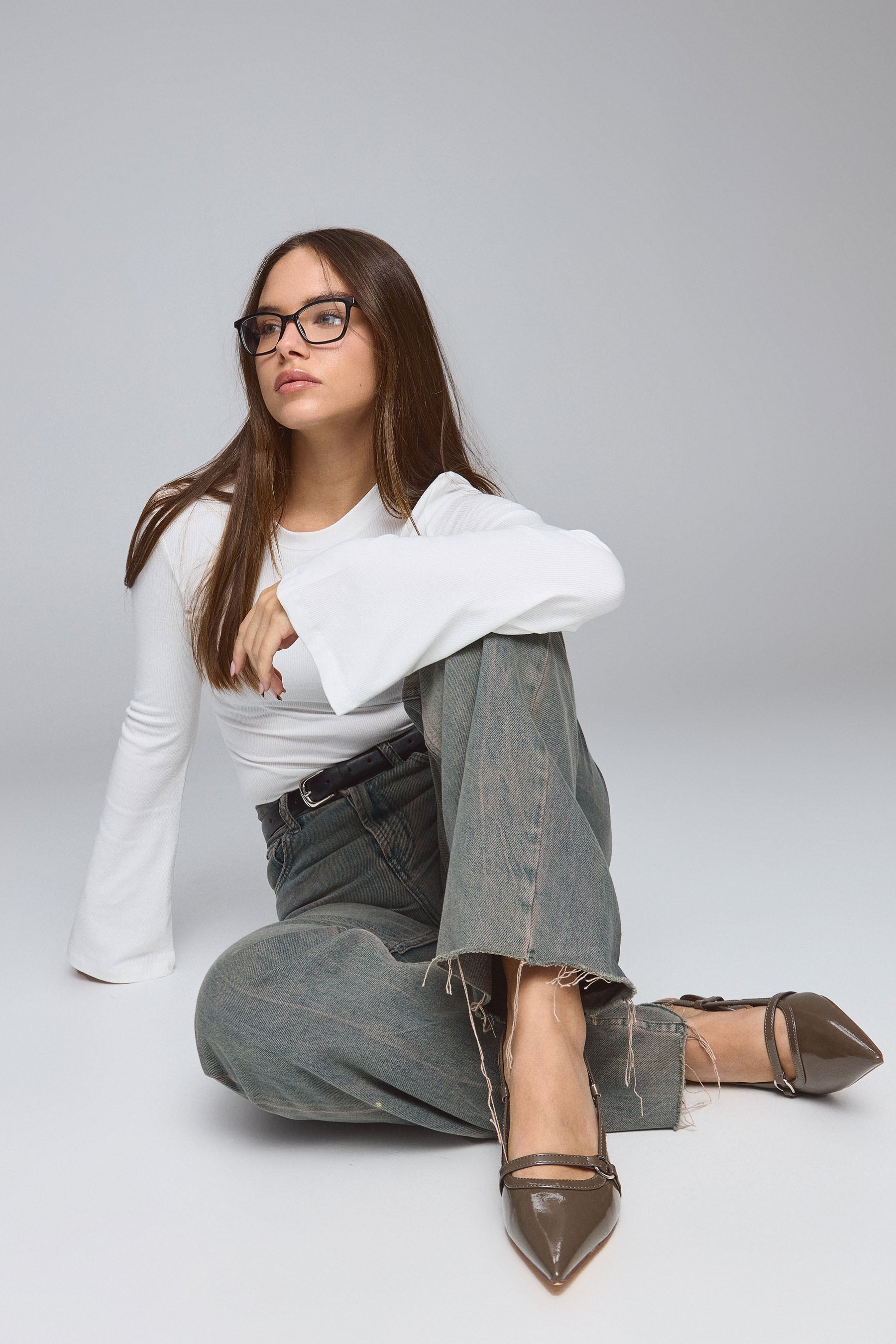 חולצת טי שרוול רחב