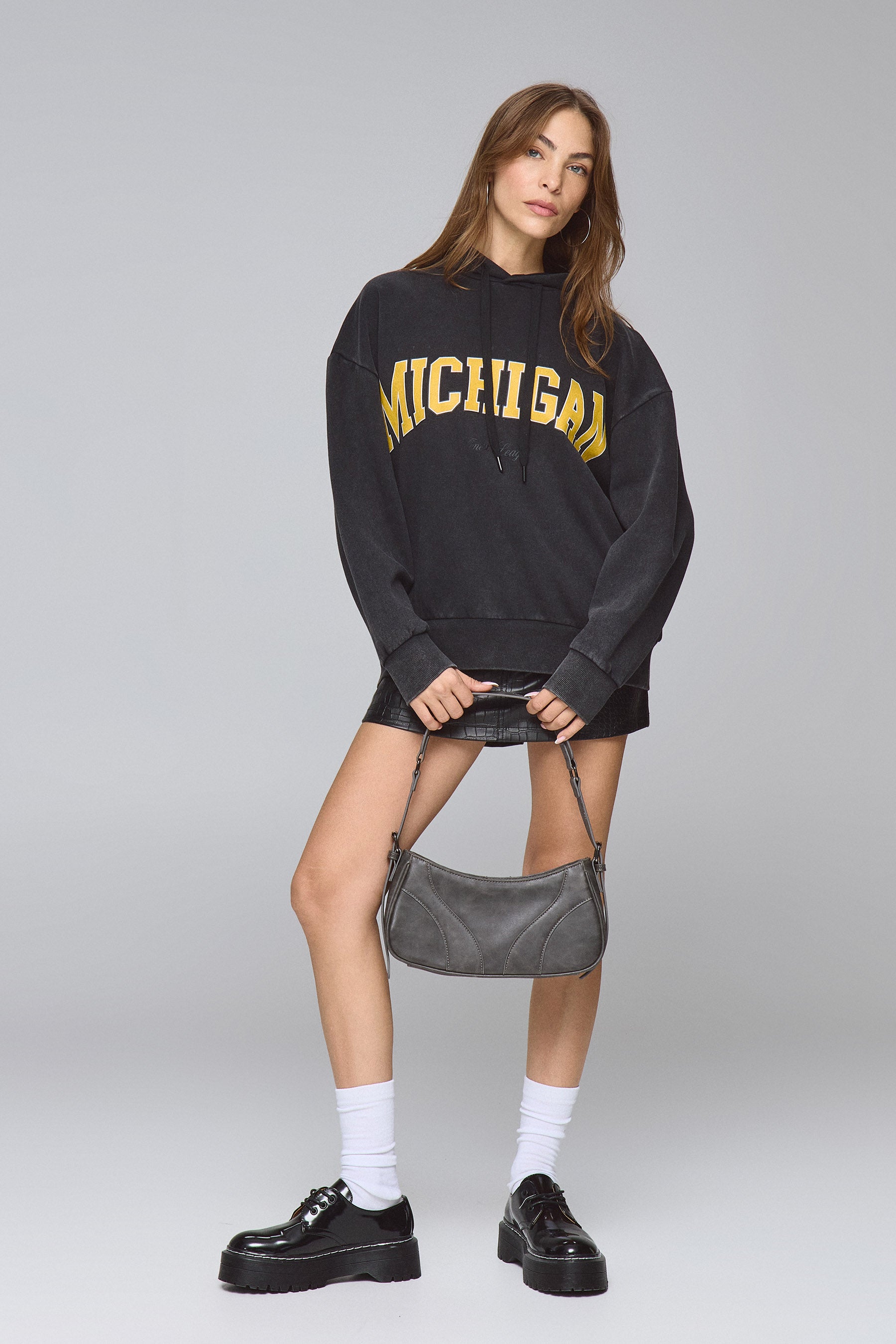 תיק דמוי עור וואש בלאק