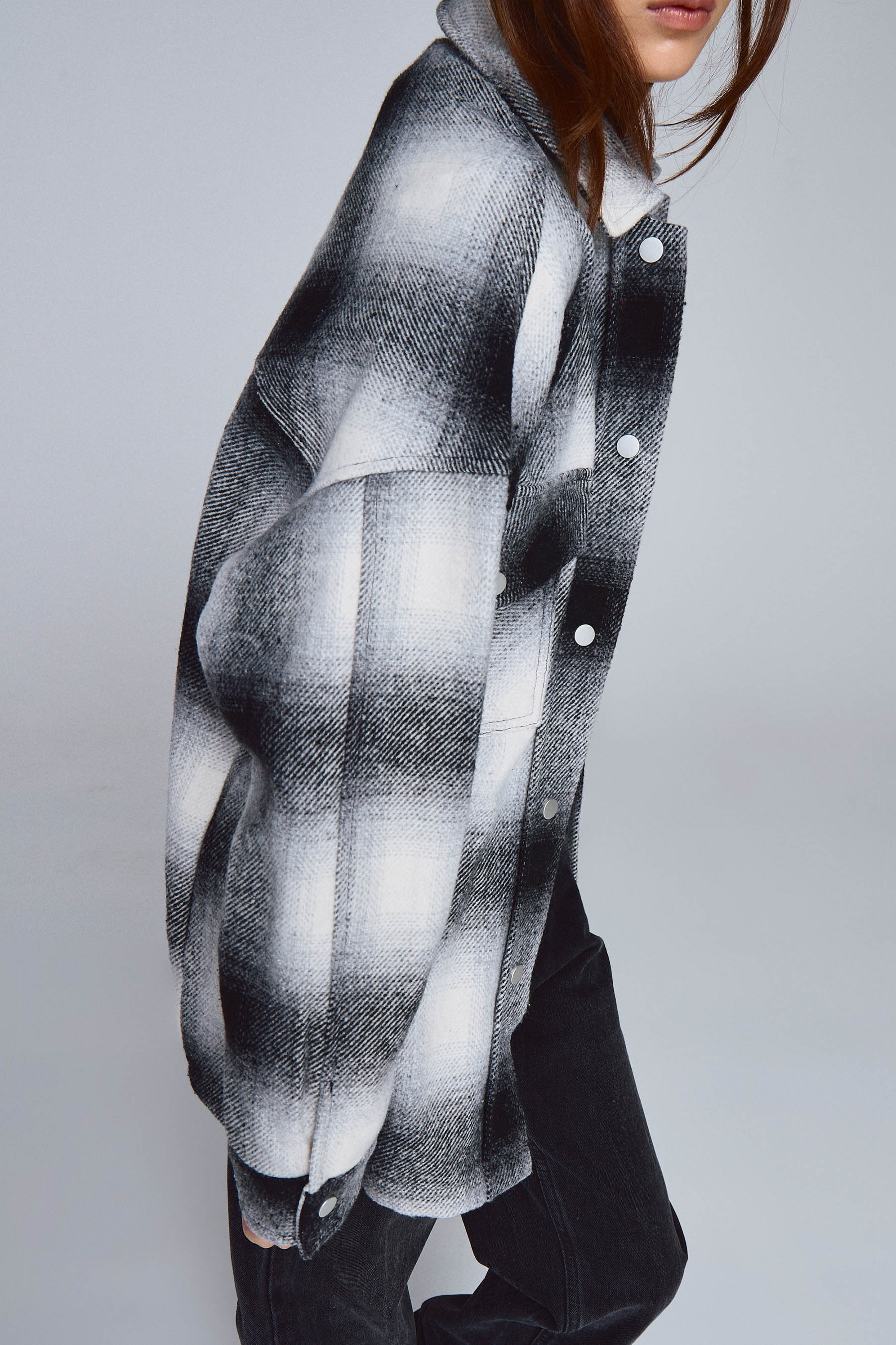 ג'קט חולצה משבצות