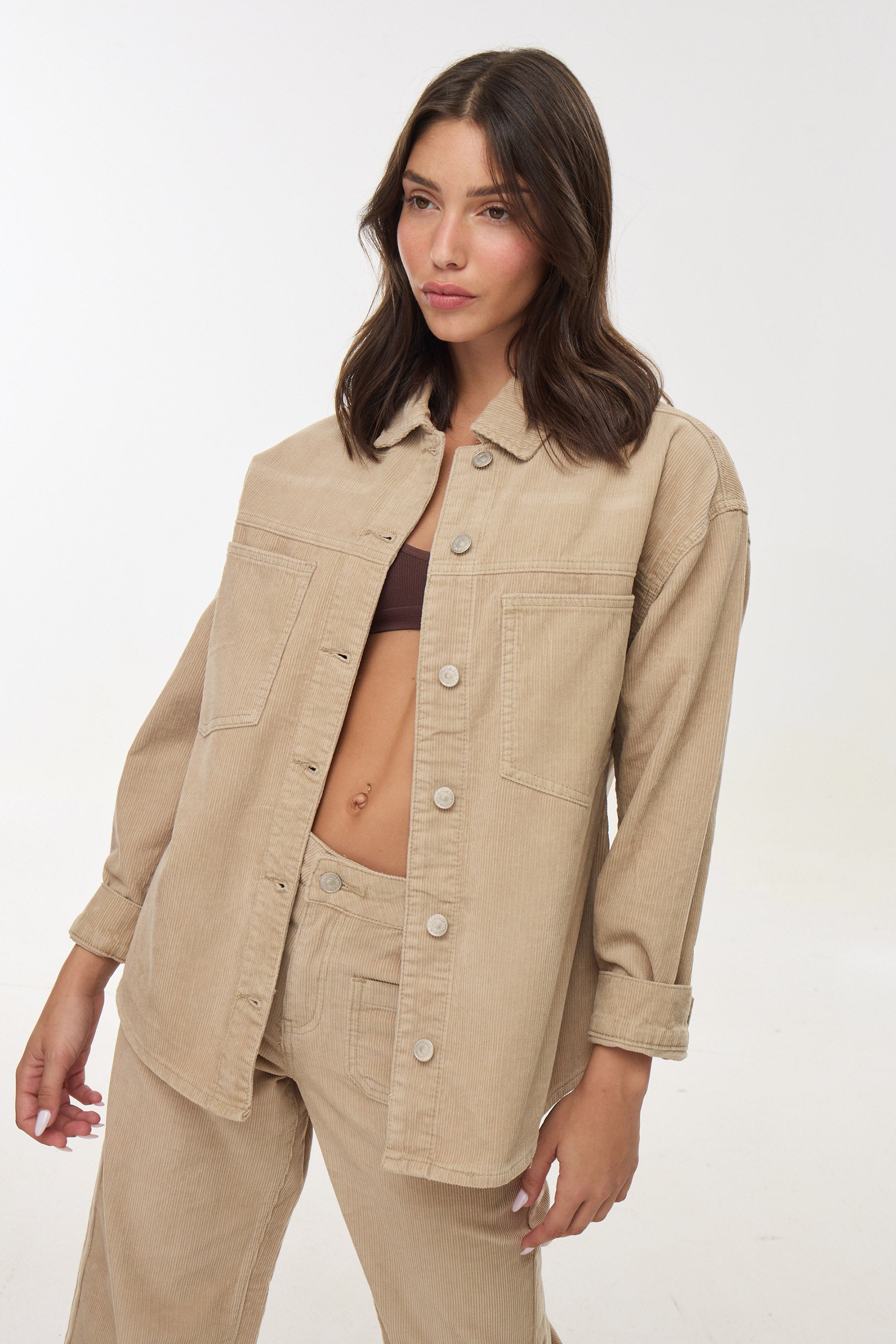 ג'קט קורדרוי אוברסייז