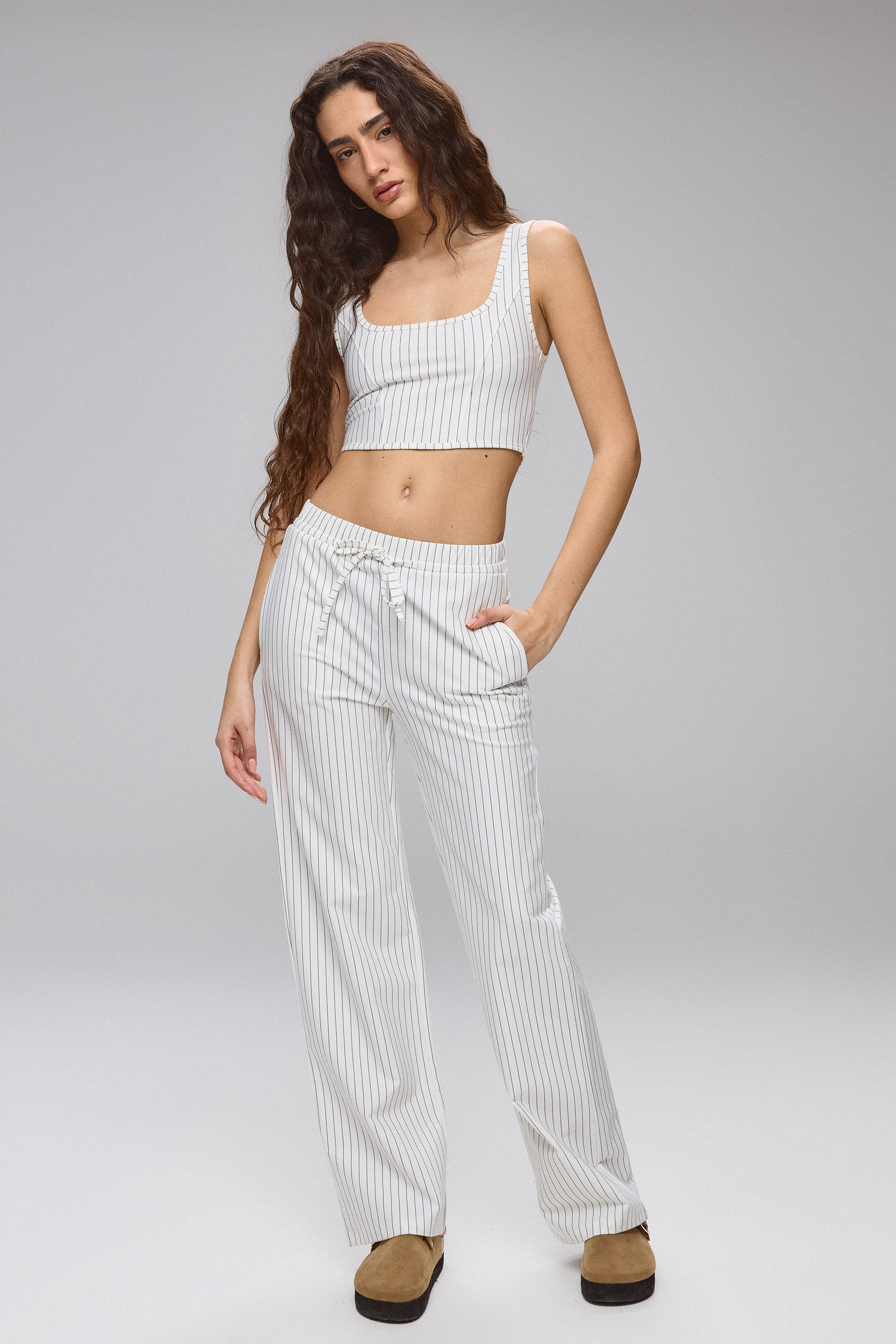 מכנס סט פינסטרייפ לוסי