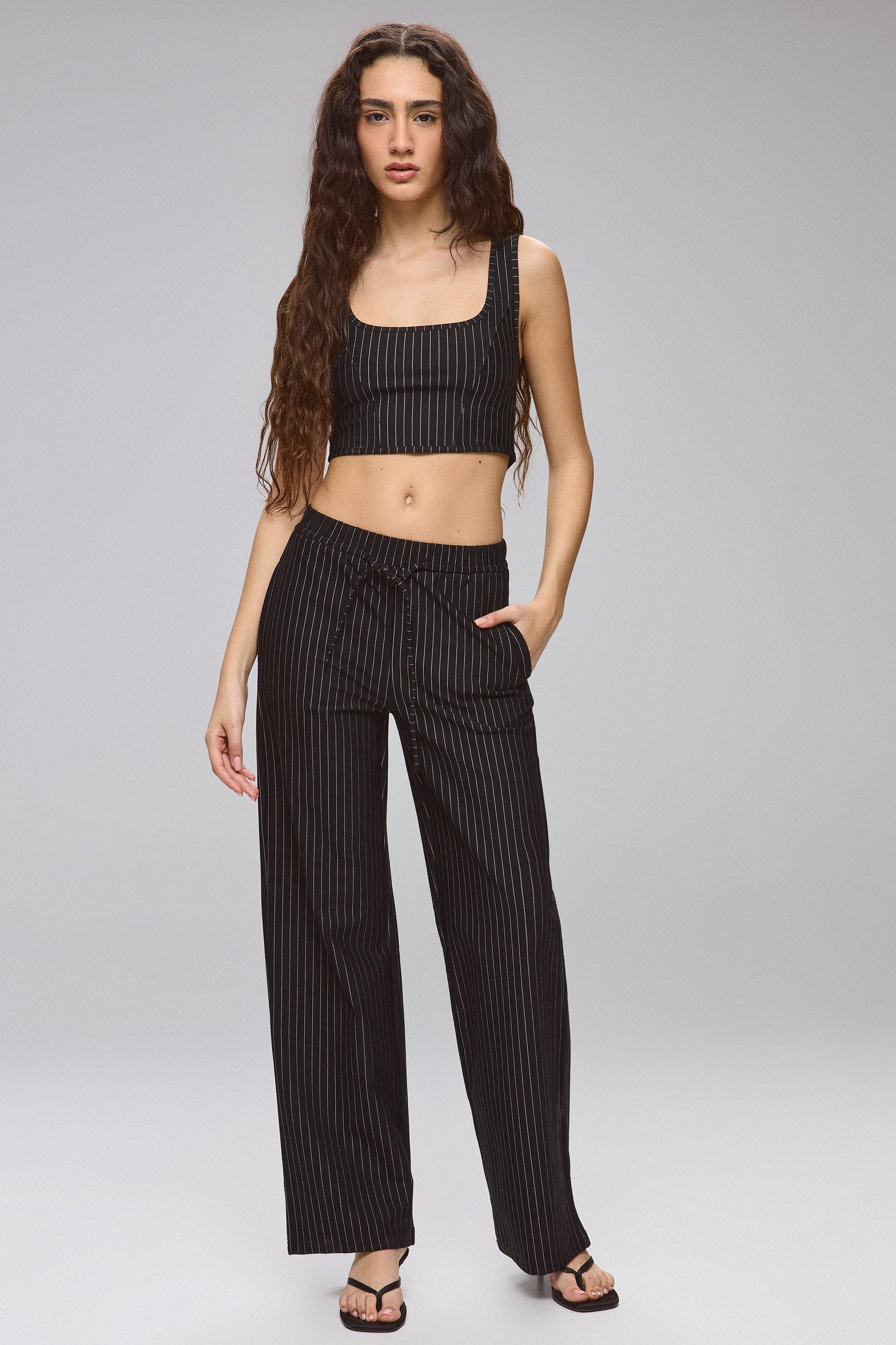 מכנס סט פינסטרייפ לוסי