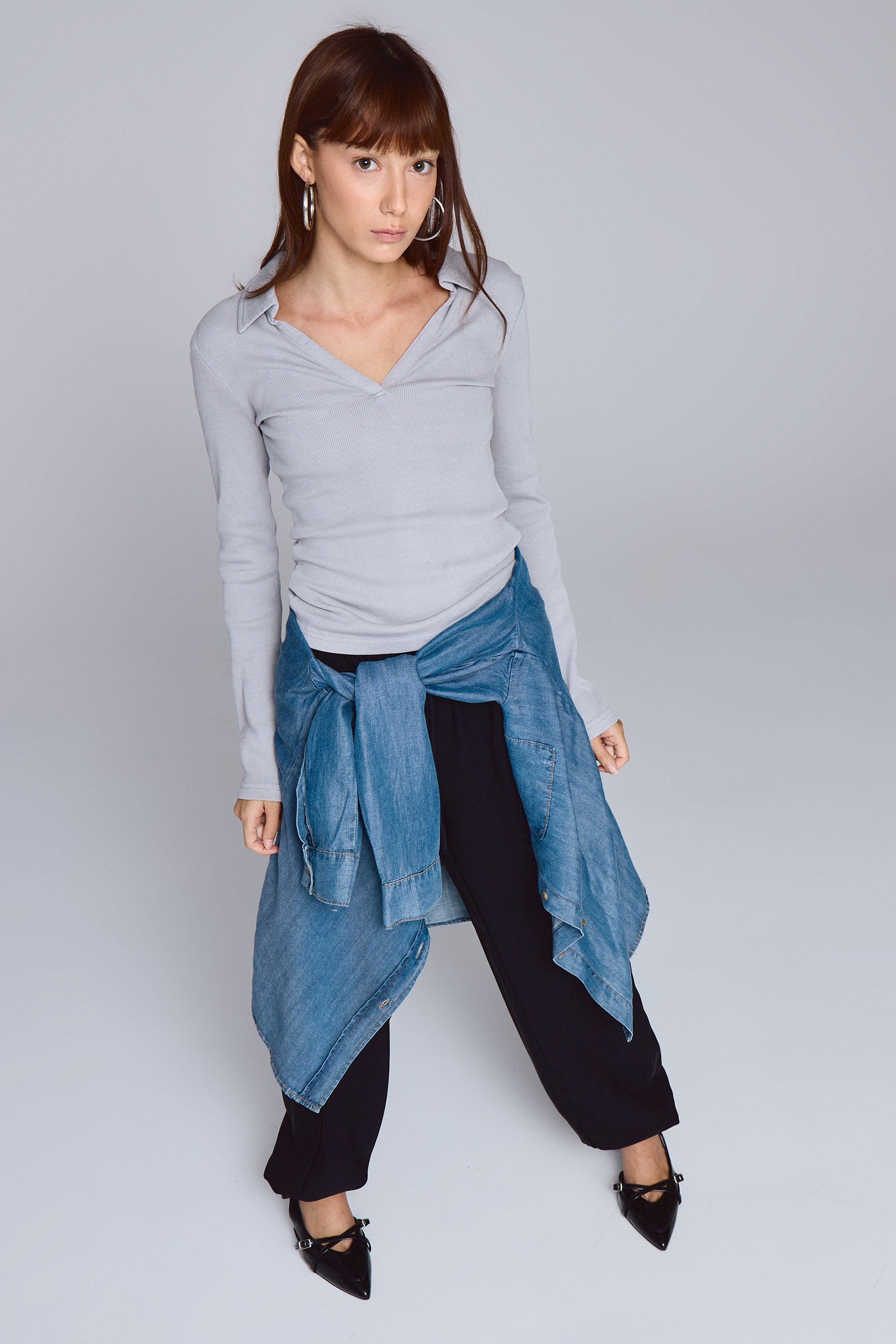 פולו ריב שילוב אריג