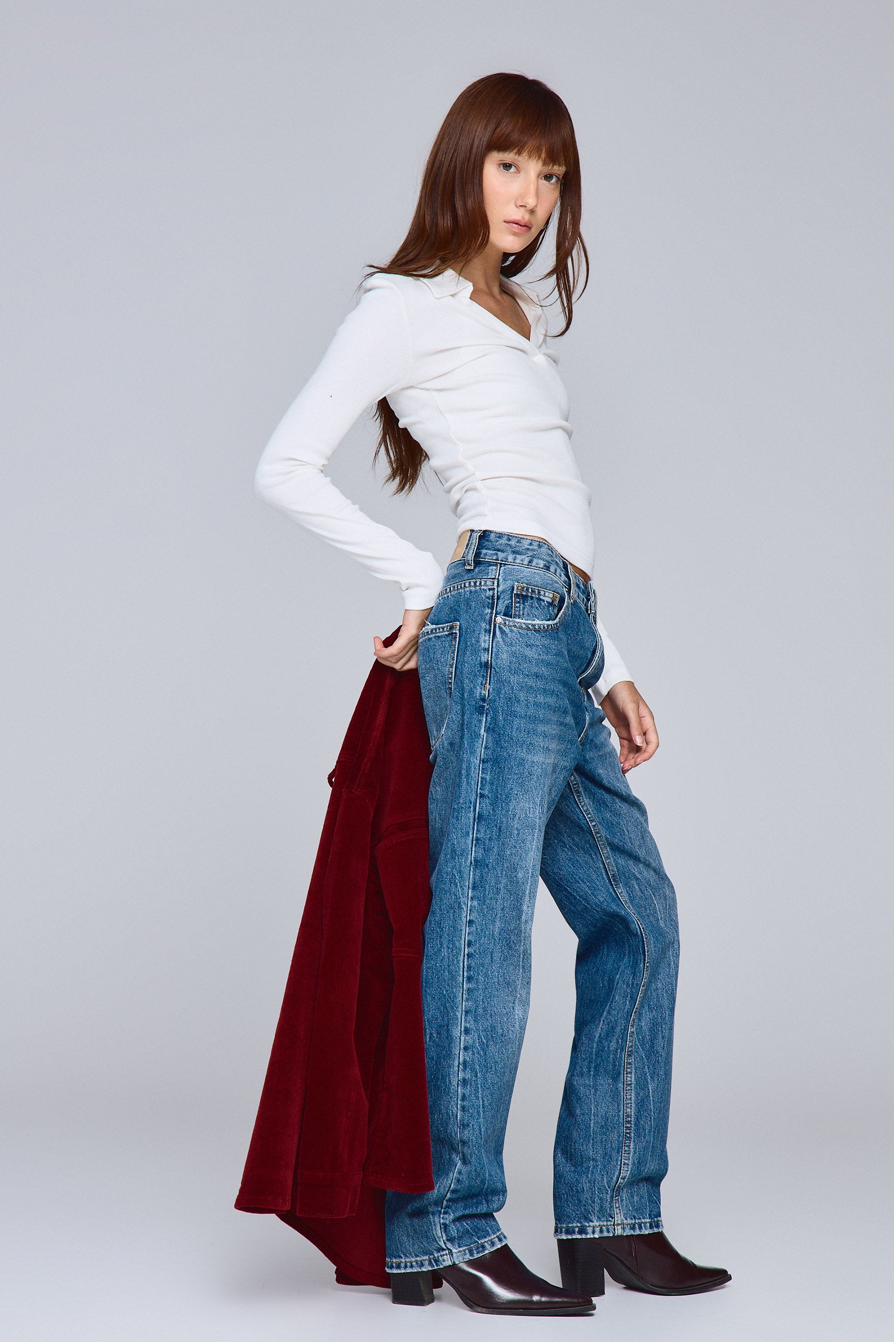 פולו ריב שילוב אריג