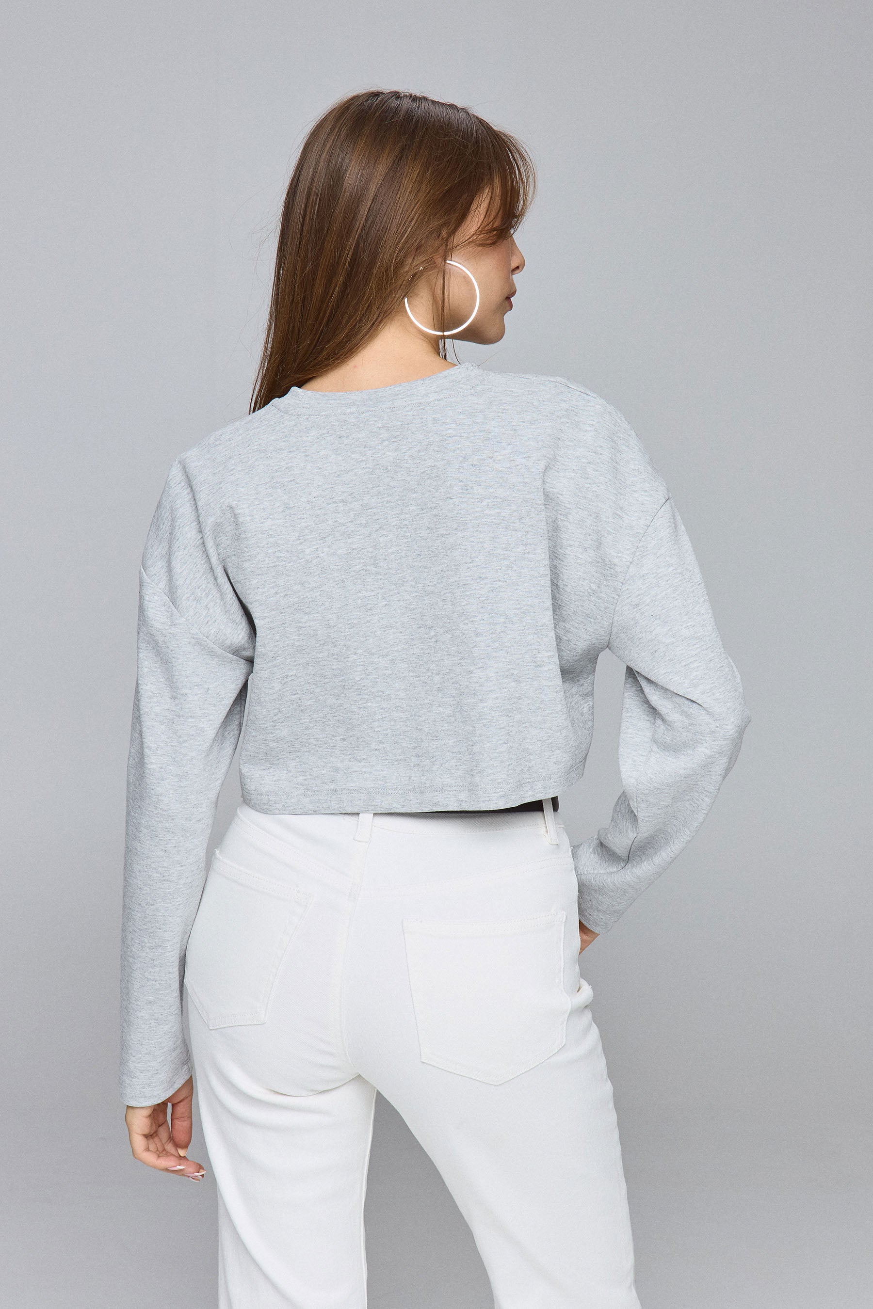 חולצת קרופ לוז פיט