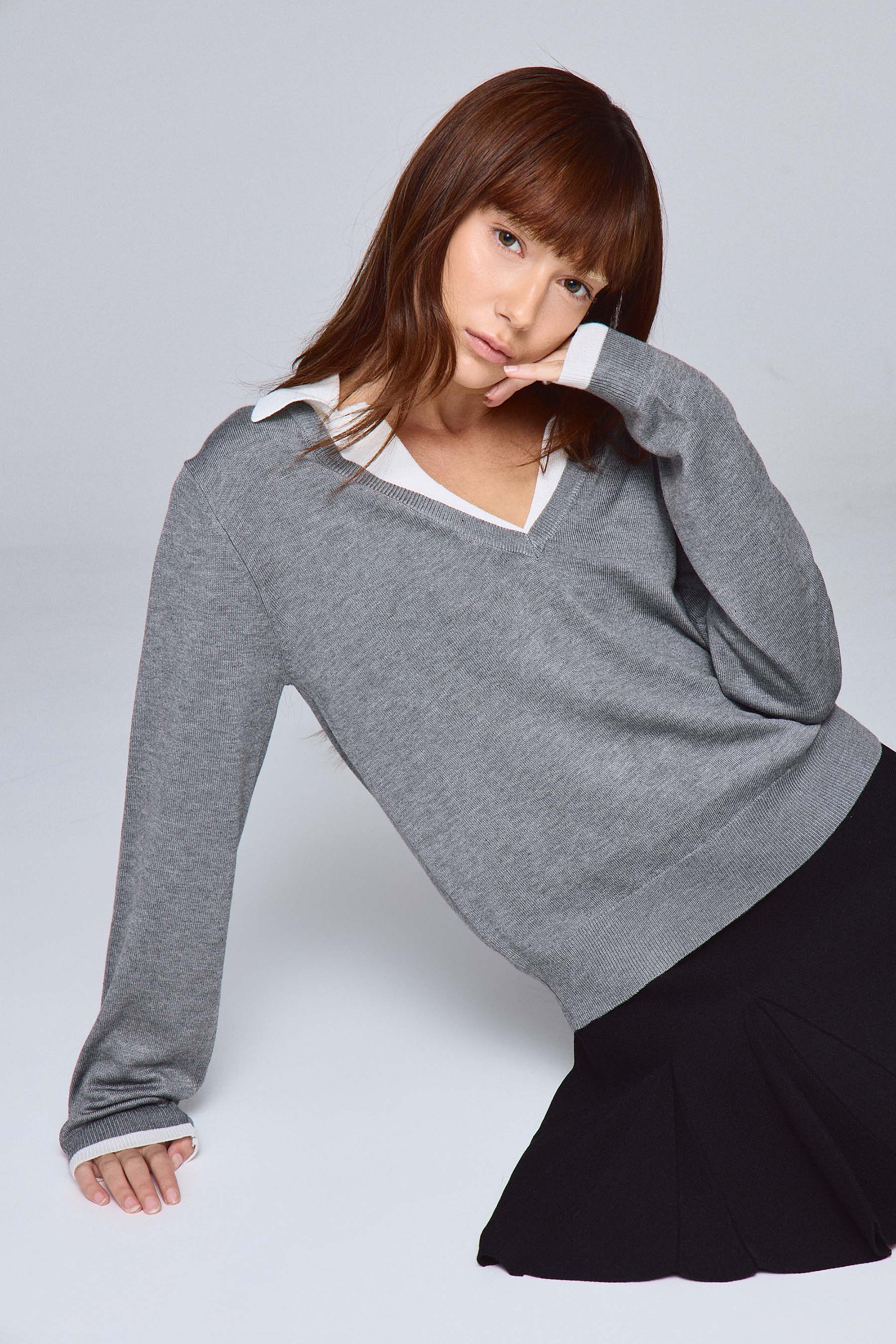 סריג עם צווארון