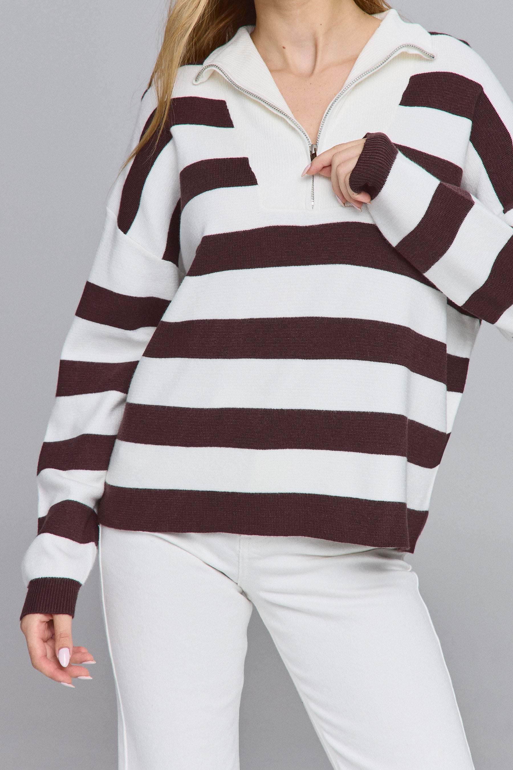 סריג פסים זיפר