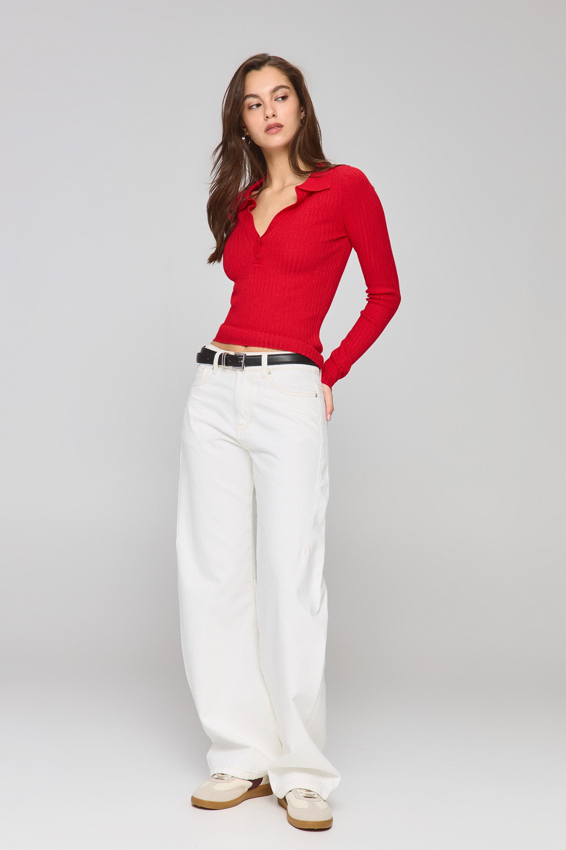 סריג פרומו צווארון פרומו