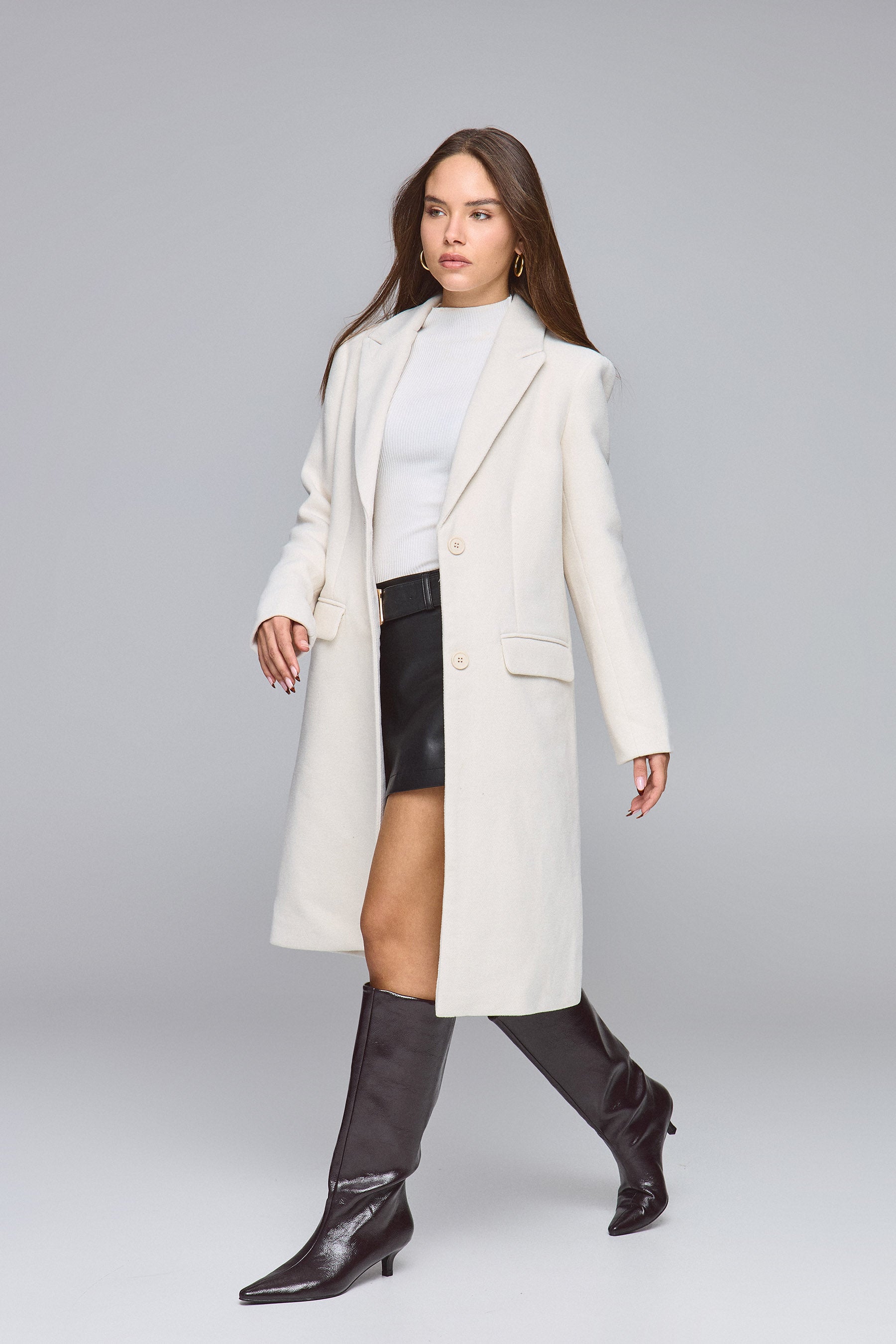 סריג פרומו צווארון מוק