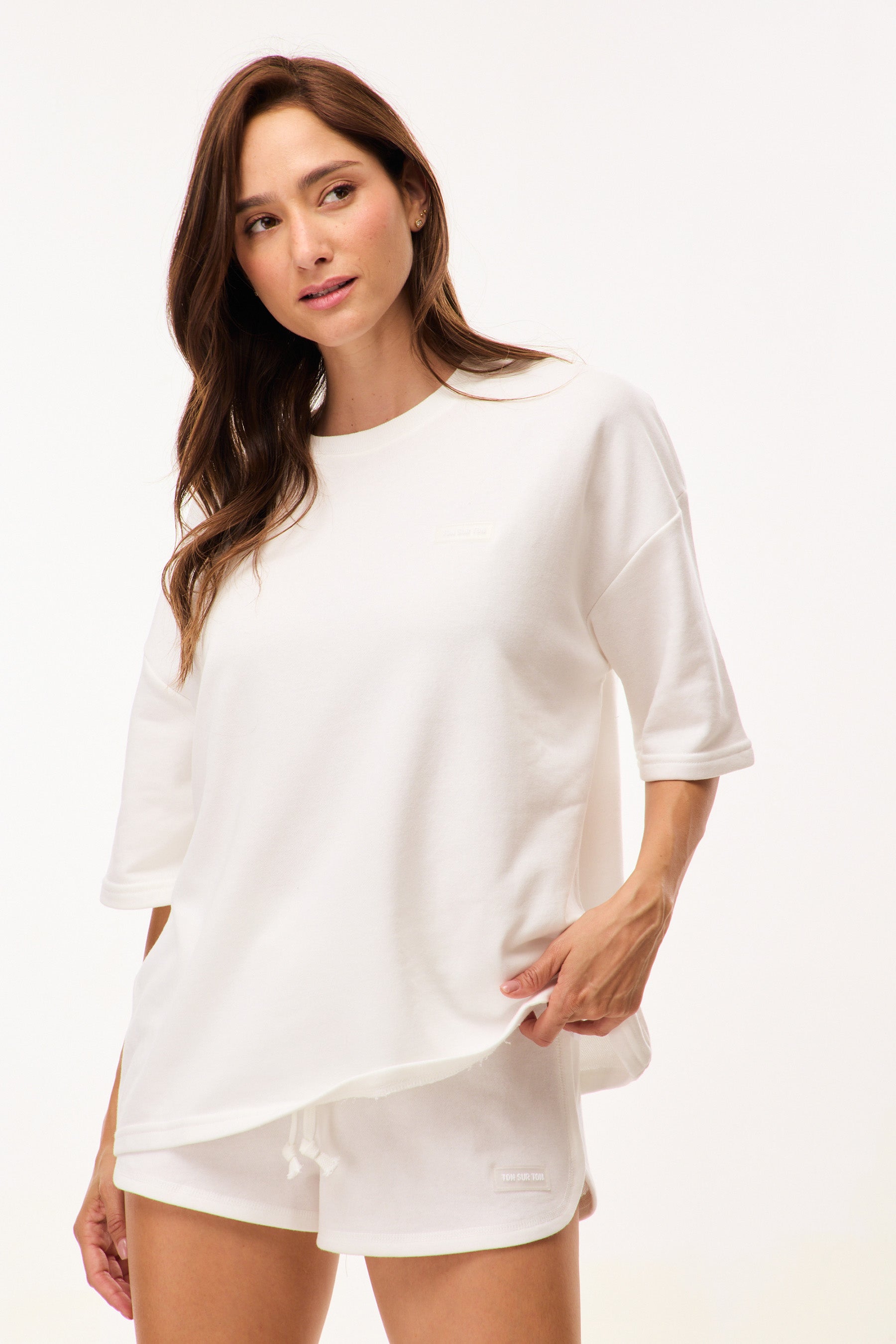 חולצת פרנץ' טרי שטופה טון על טון