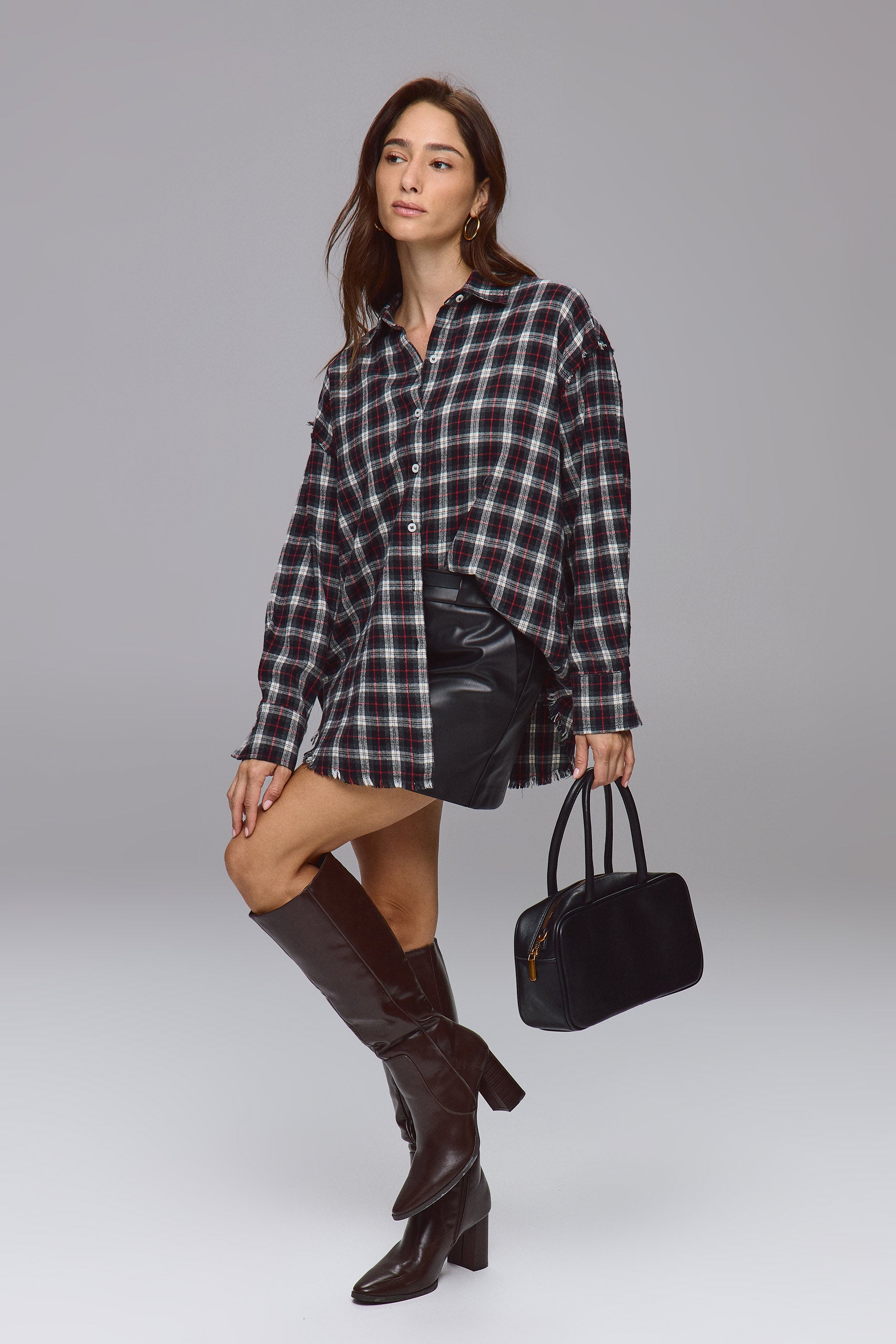 חולצת משבצות רואו ניו