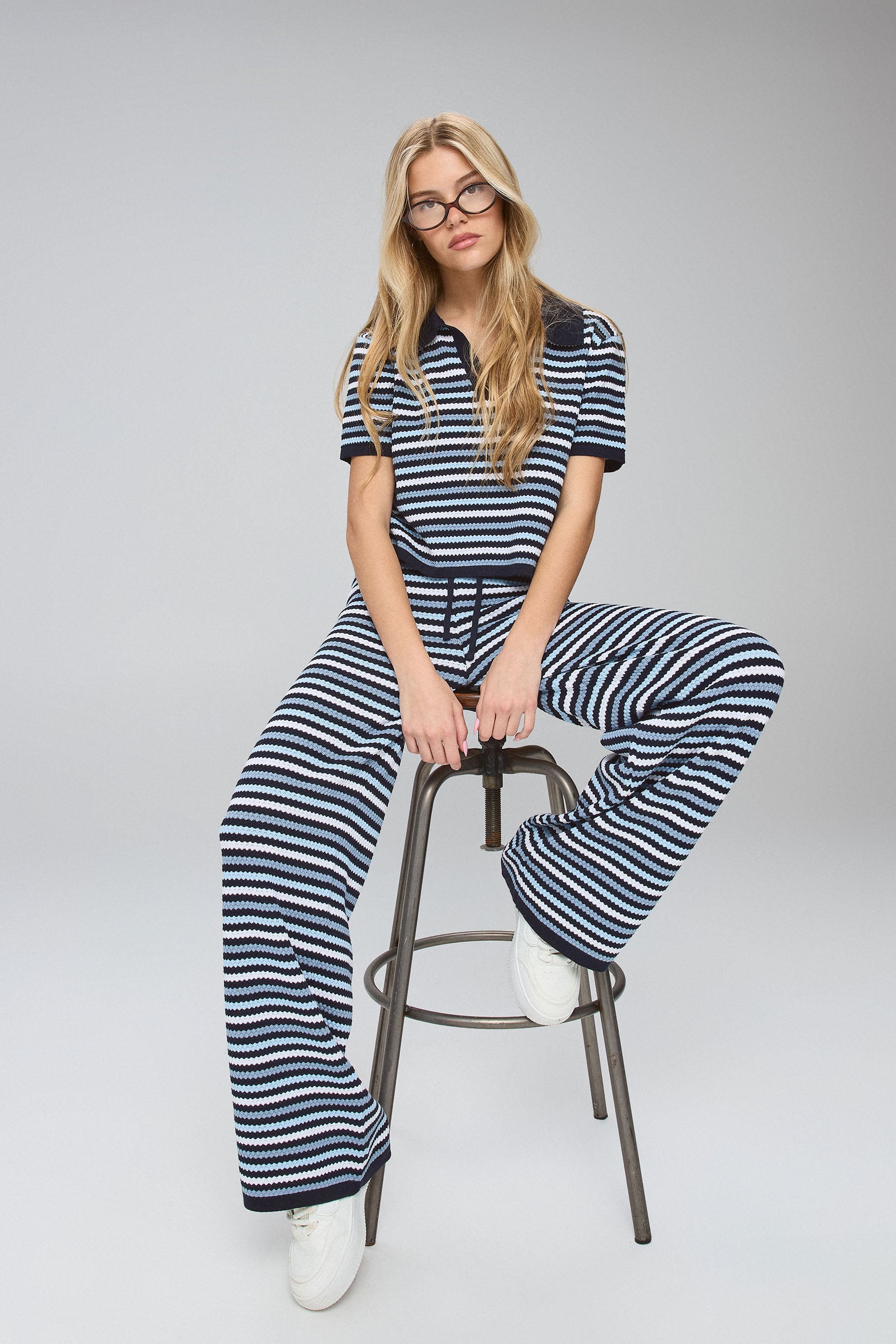 מכנס ארוך סט סריג לולו