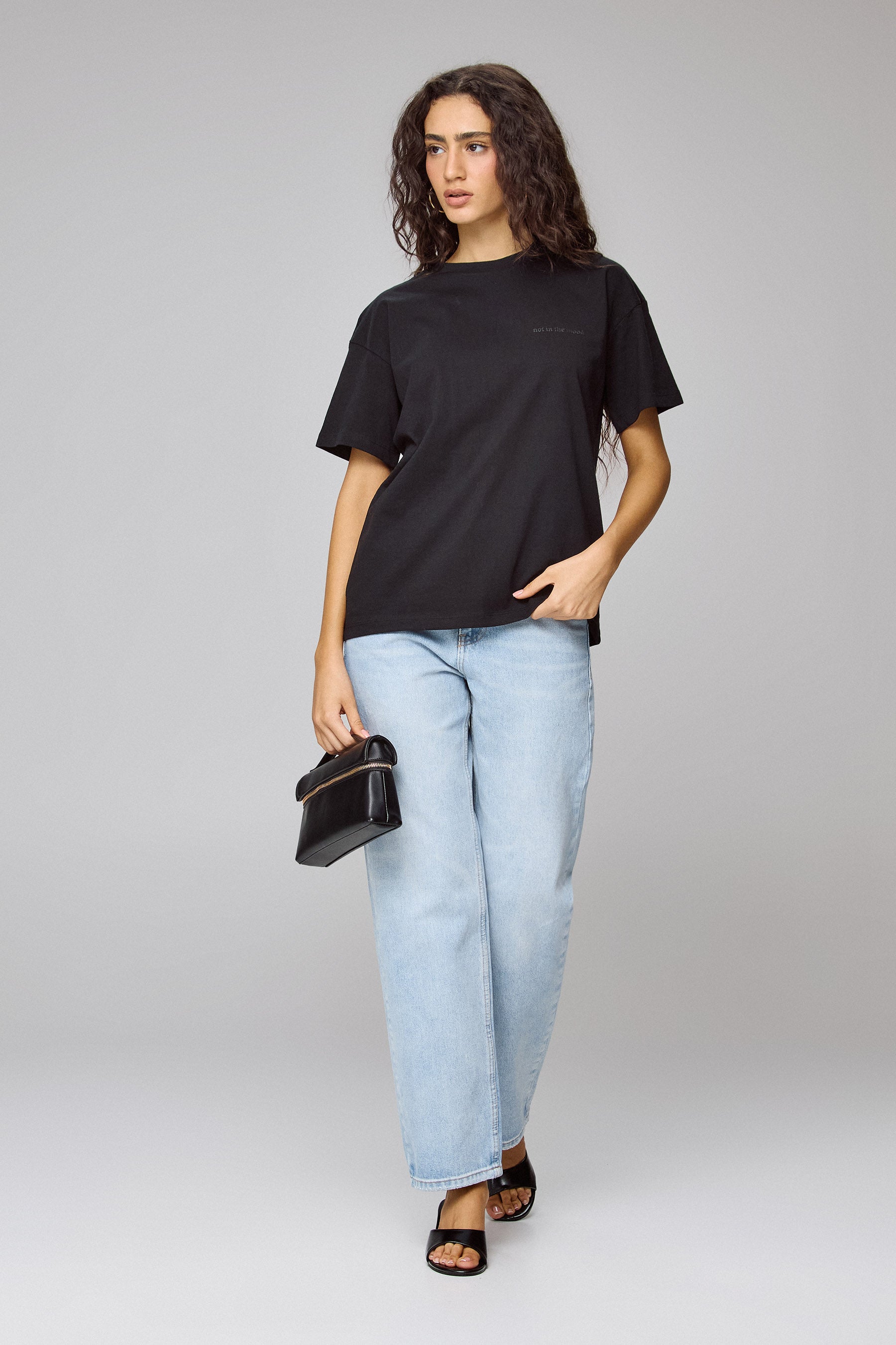 טי שירט אוברסייז גו גירל