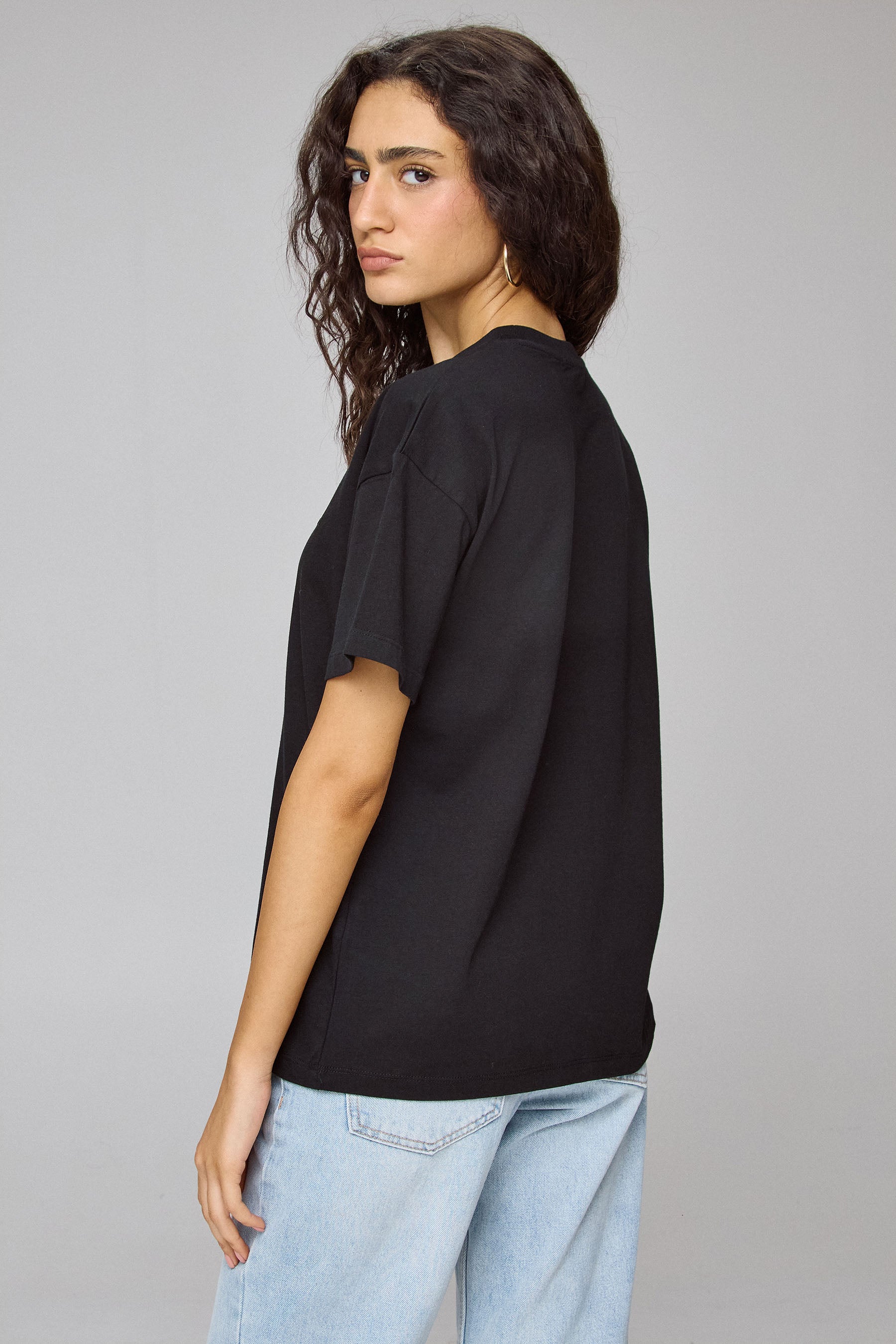 טי שירט אוברסייז גו גירל