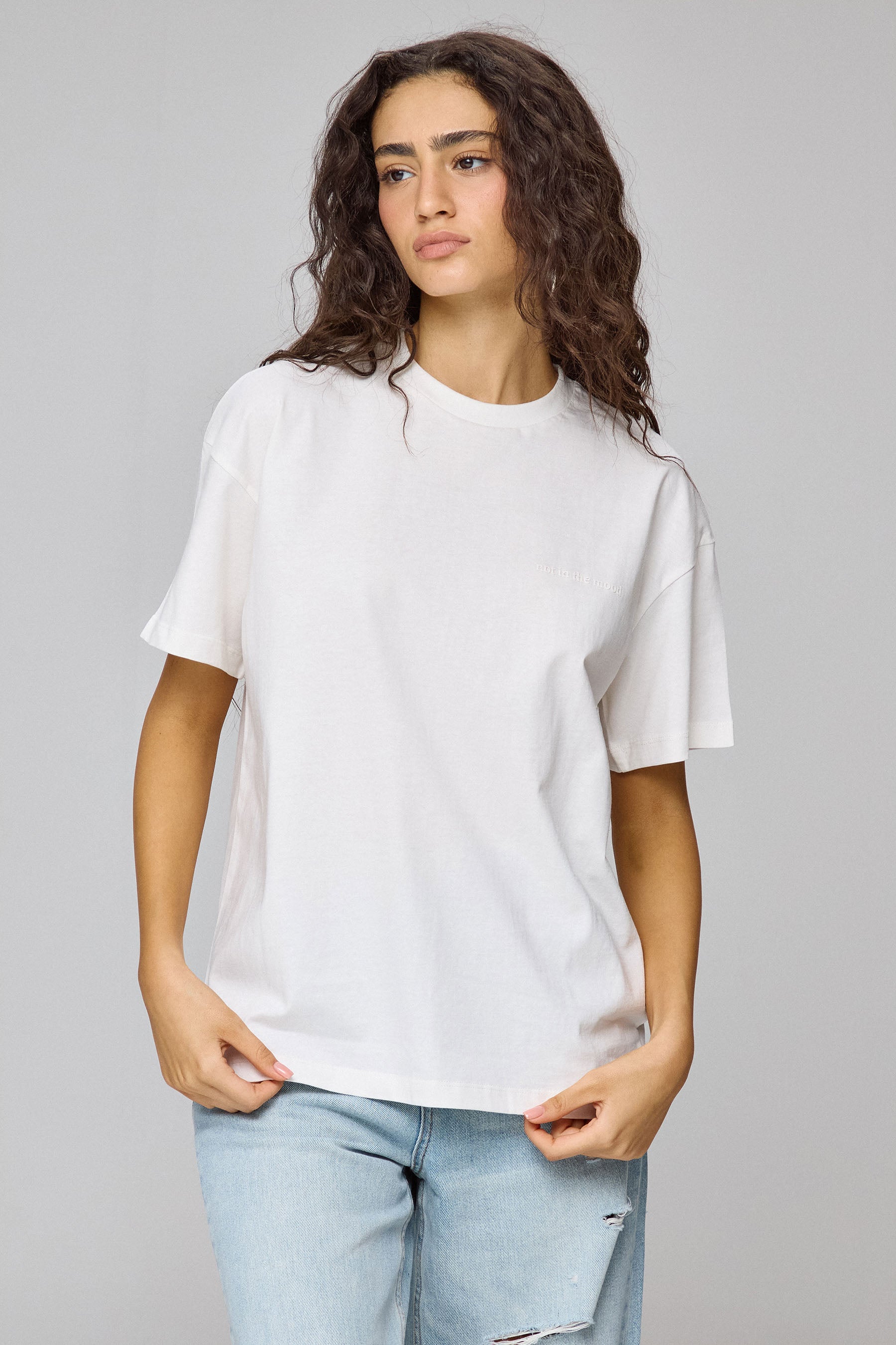 טי שירט אוברסייז גו גירל