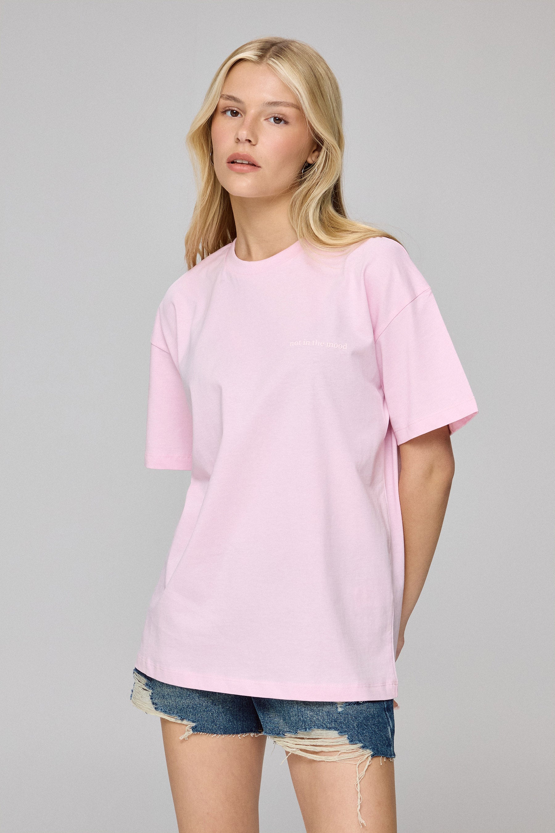 טי שירט אוברסייז גו גירל