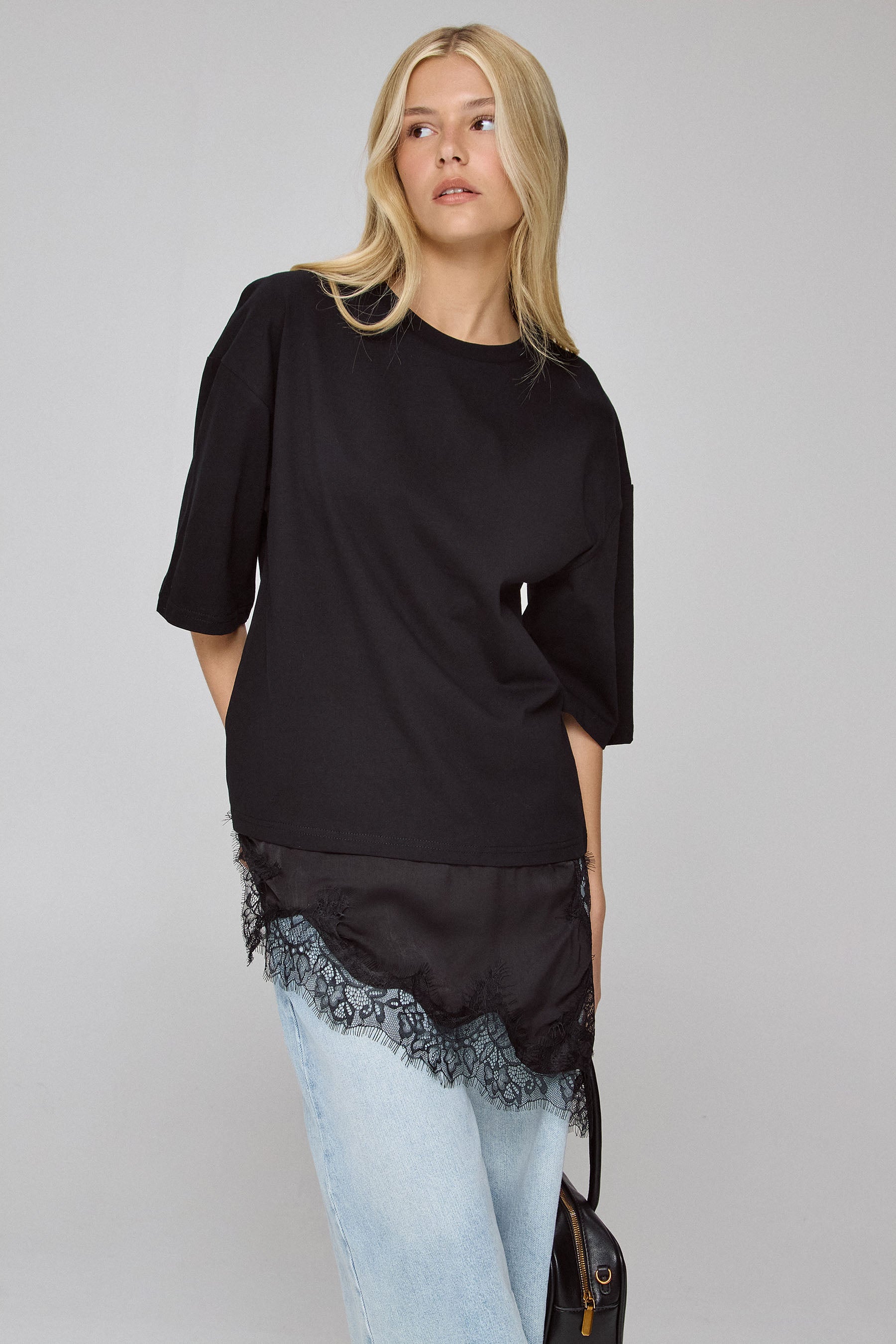 טישירט אוברסייז שילוב שייני