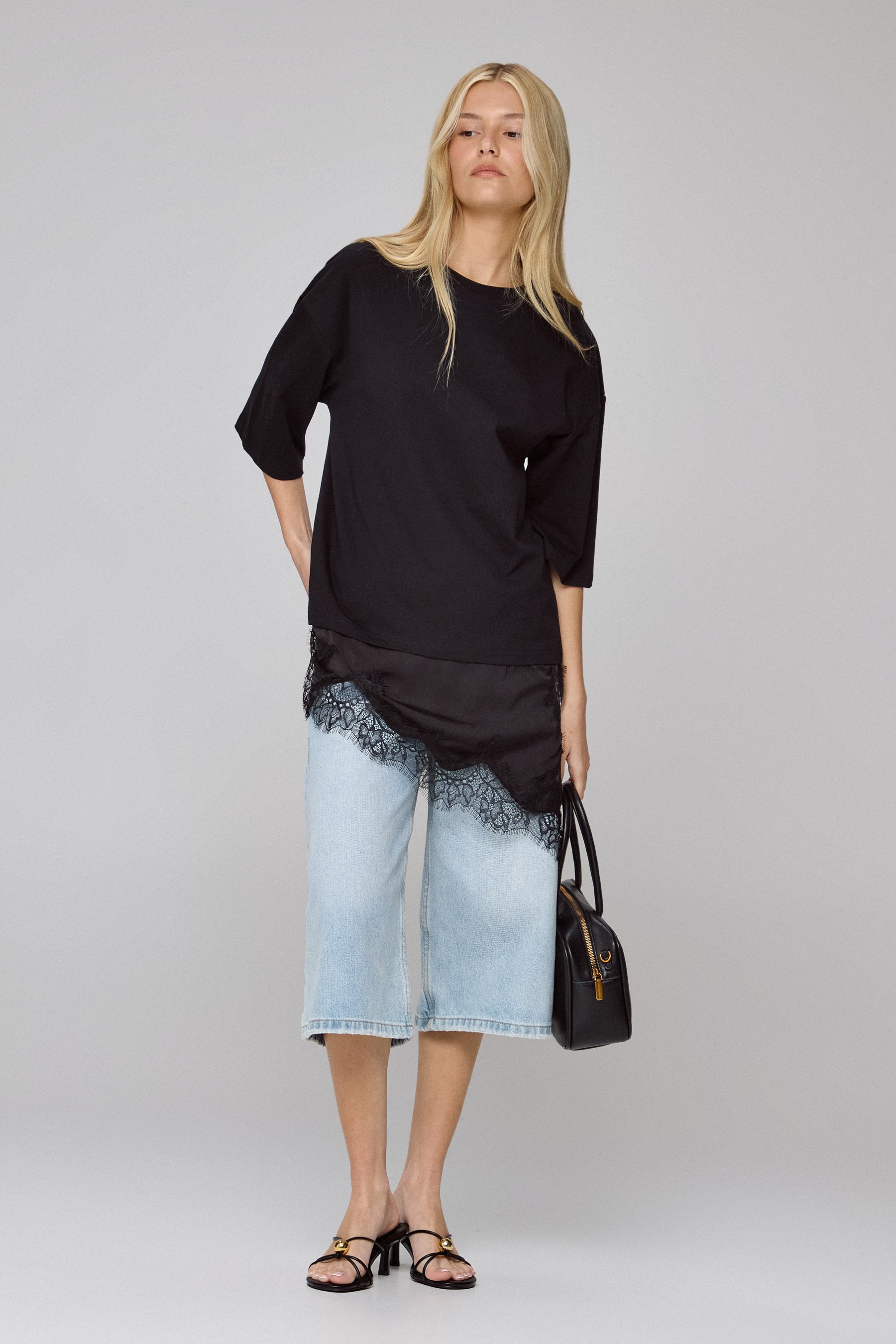 טישירט אוברסייז שילוב שייני