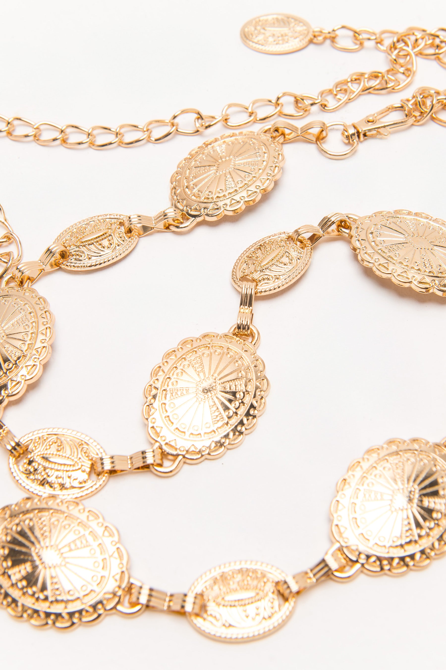 חגורת שרשרת ווסטרן גולד