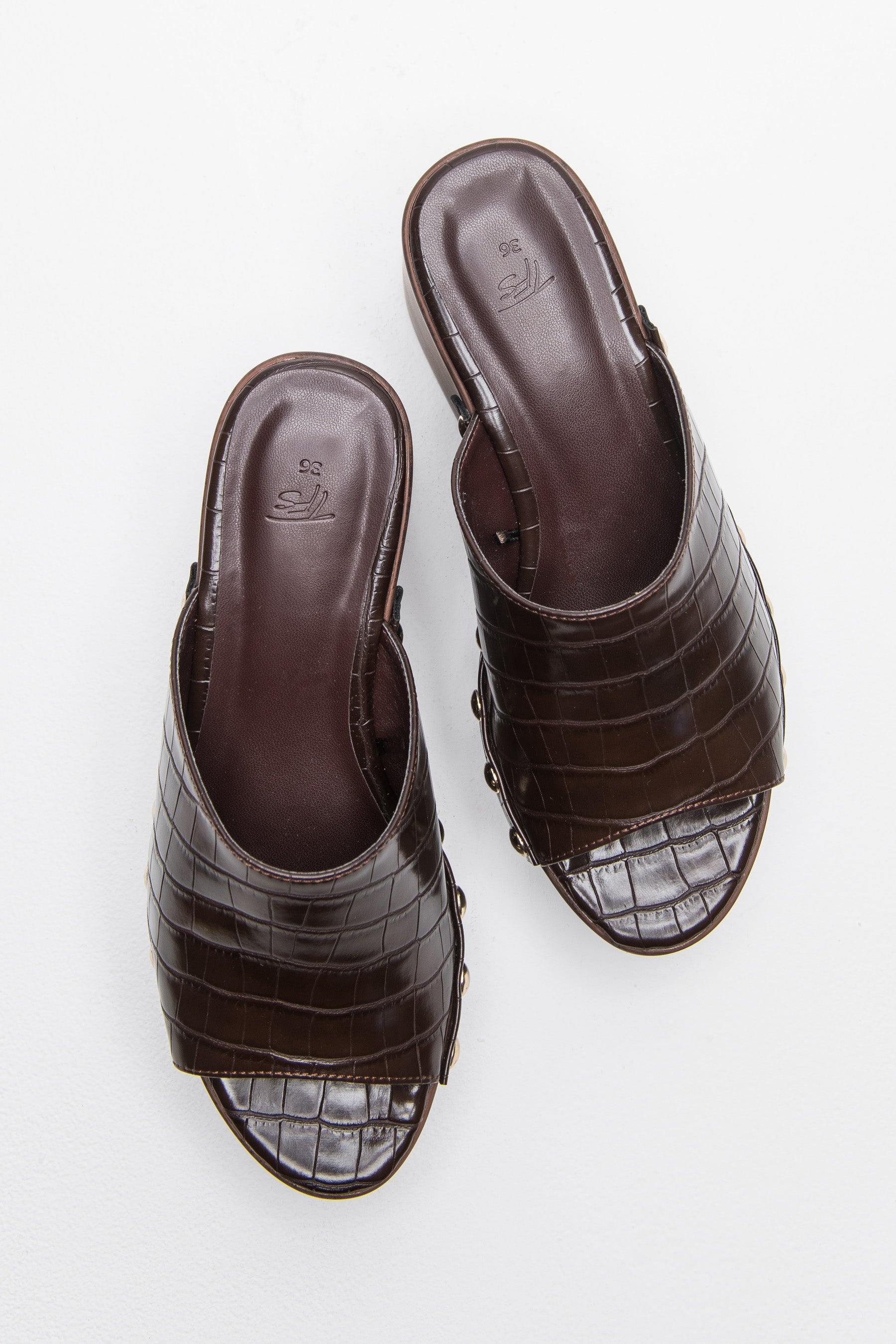 כפכף פלטפורמה עץ