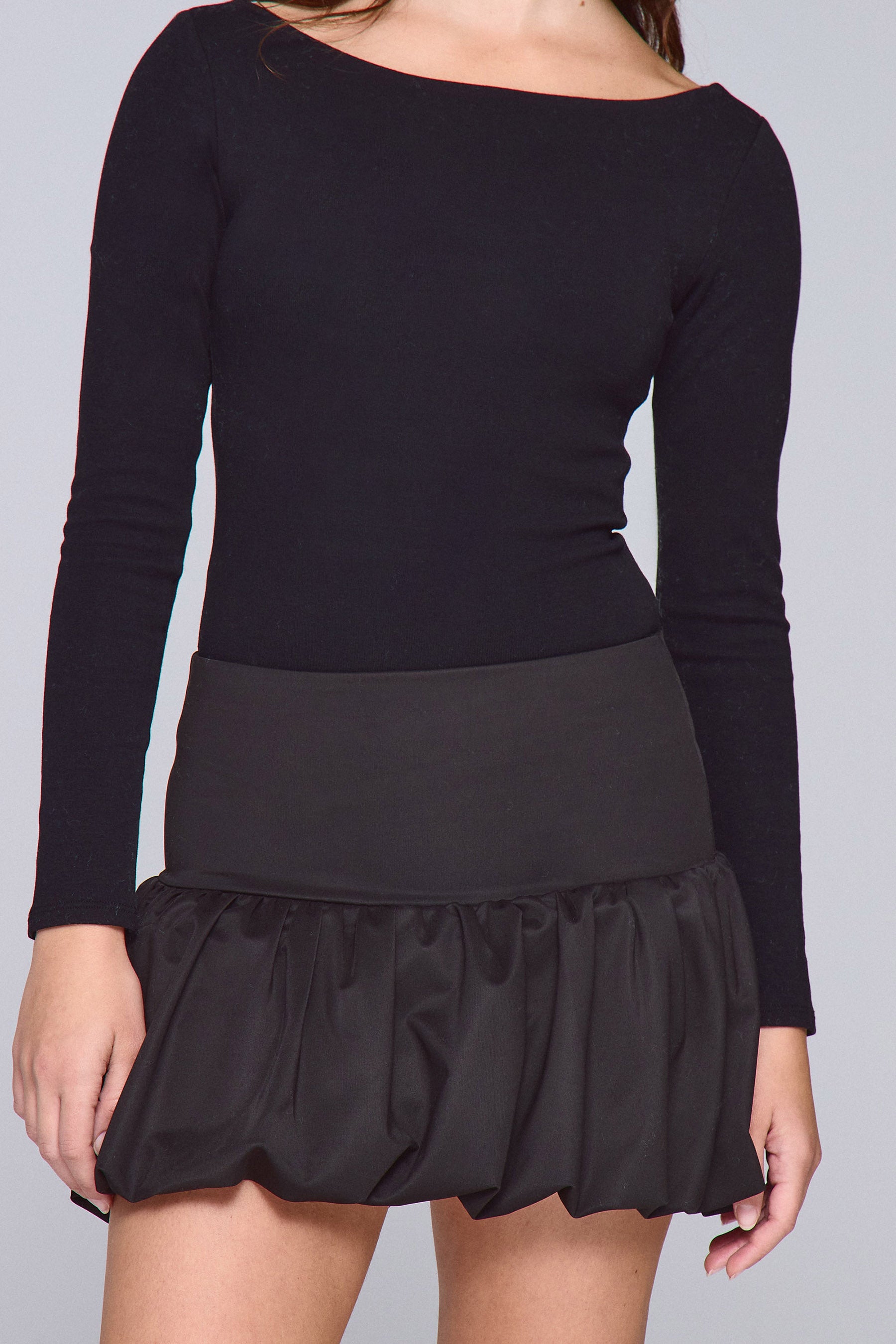 חצאית בלון טרופיקנה בלאק