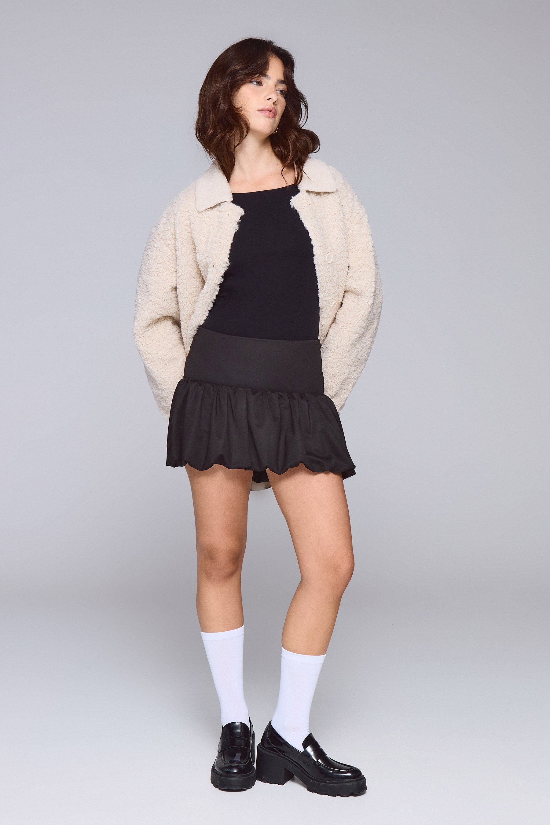 חצאית בלון טרופיקנה בלאק