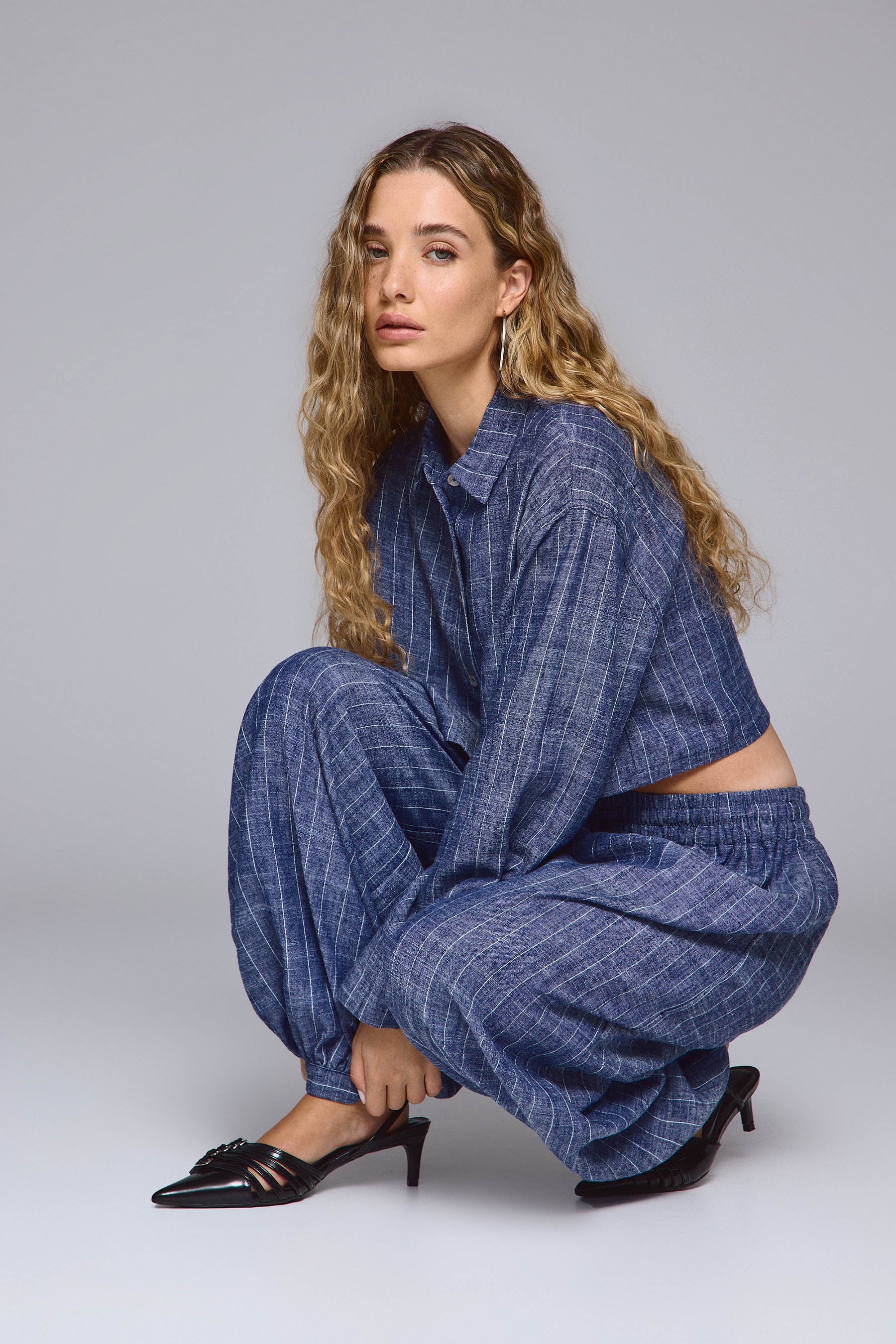 מכנסי בלון סטרייפס