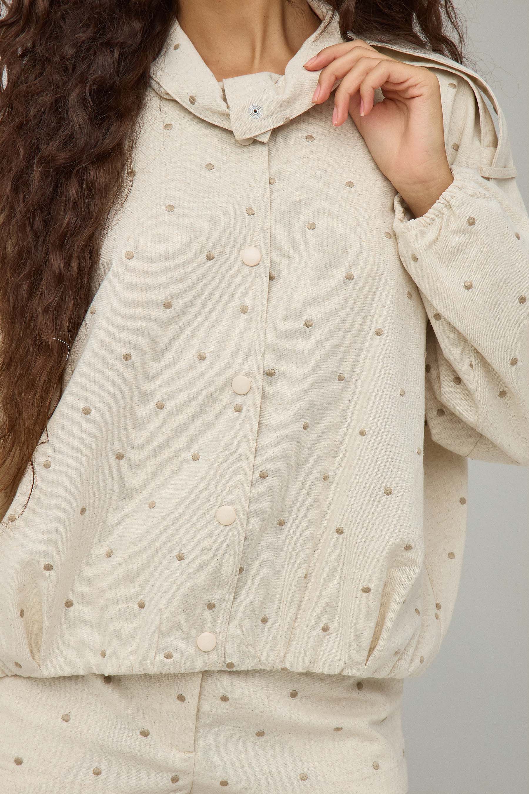 ג'קט נקודות לילי
