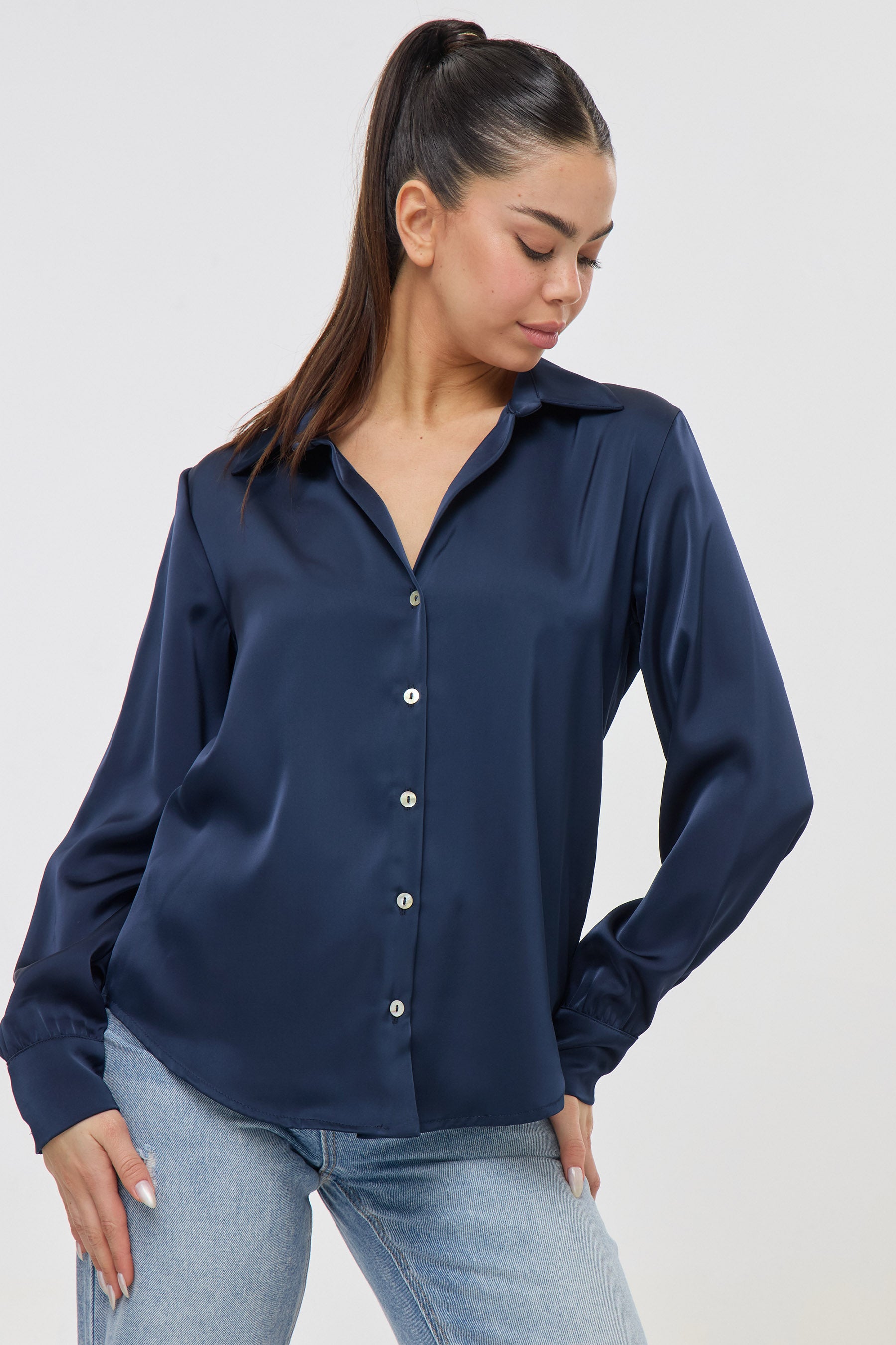 חולצת סי פנינה נייבי