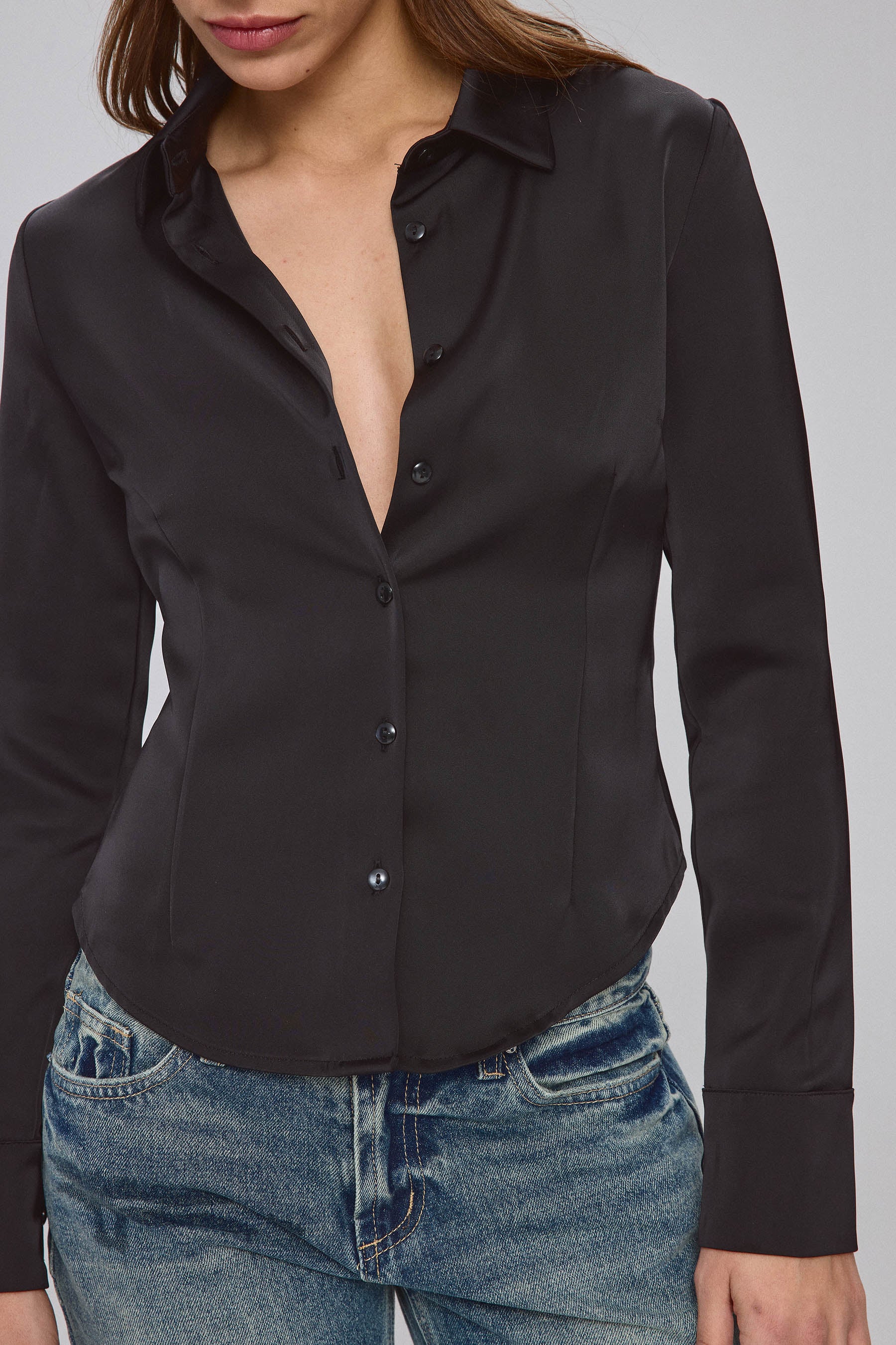 חולצת גלוסי מתפרים קולור