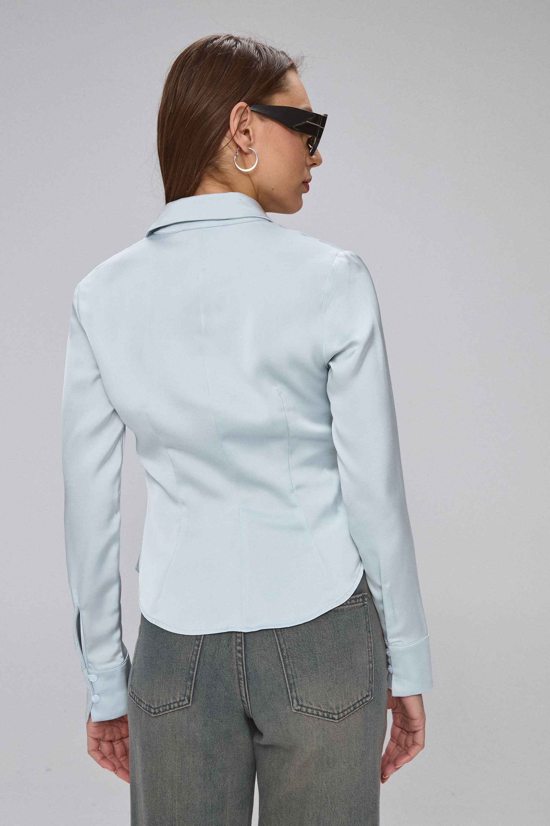 חולצת גלוסי מתפרים קולור