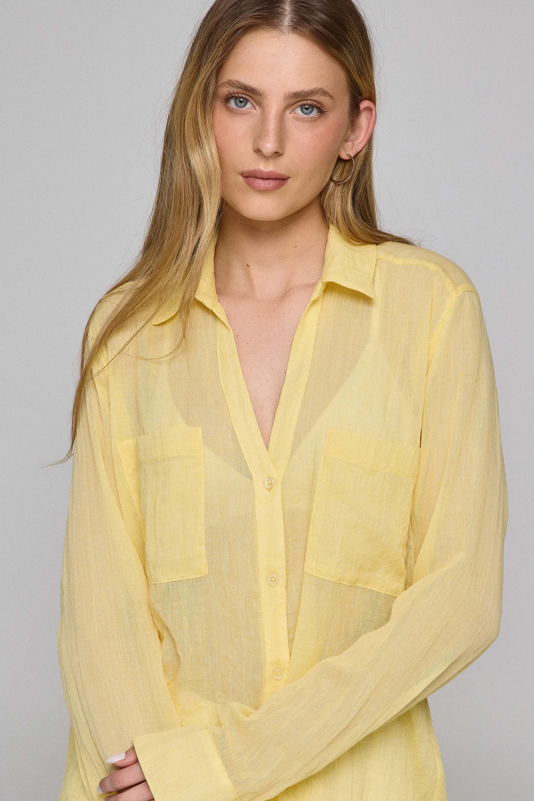 חולצת פשתן בייס ניו לוקאל