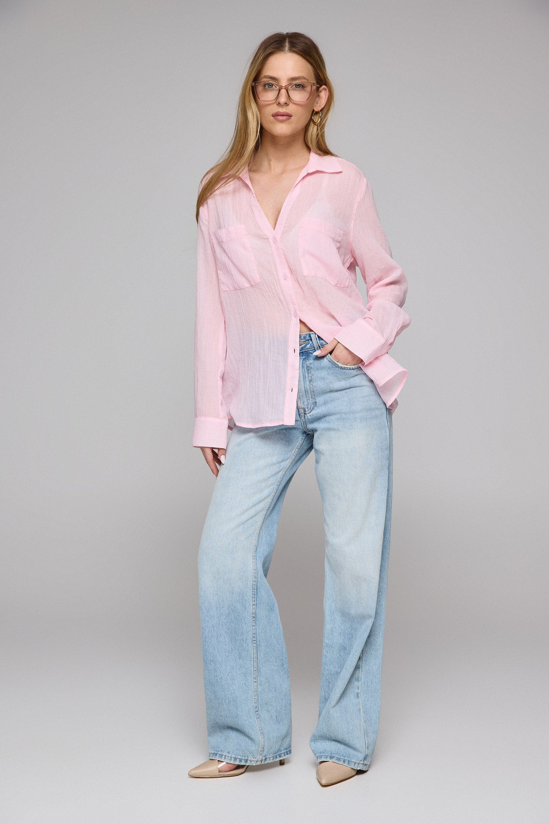 חולצת פשתן בייס ניו לוקאל