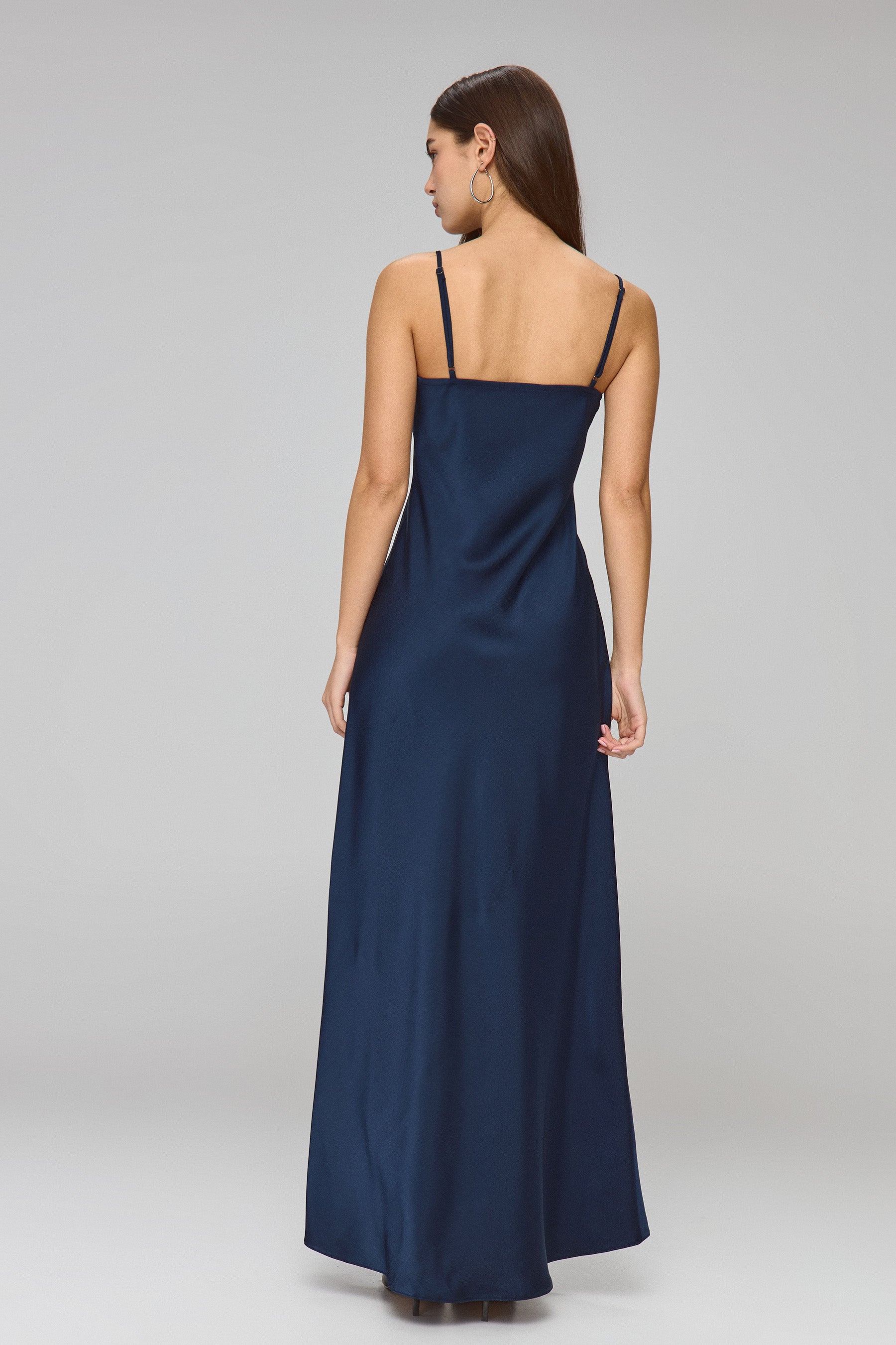 שמלת גלוסי מקסי נייבי