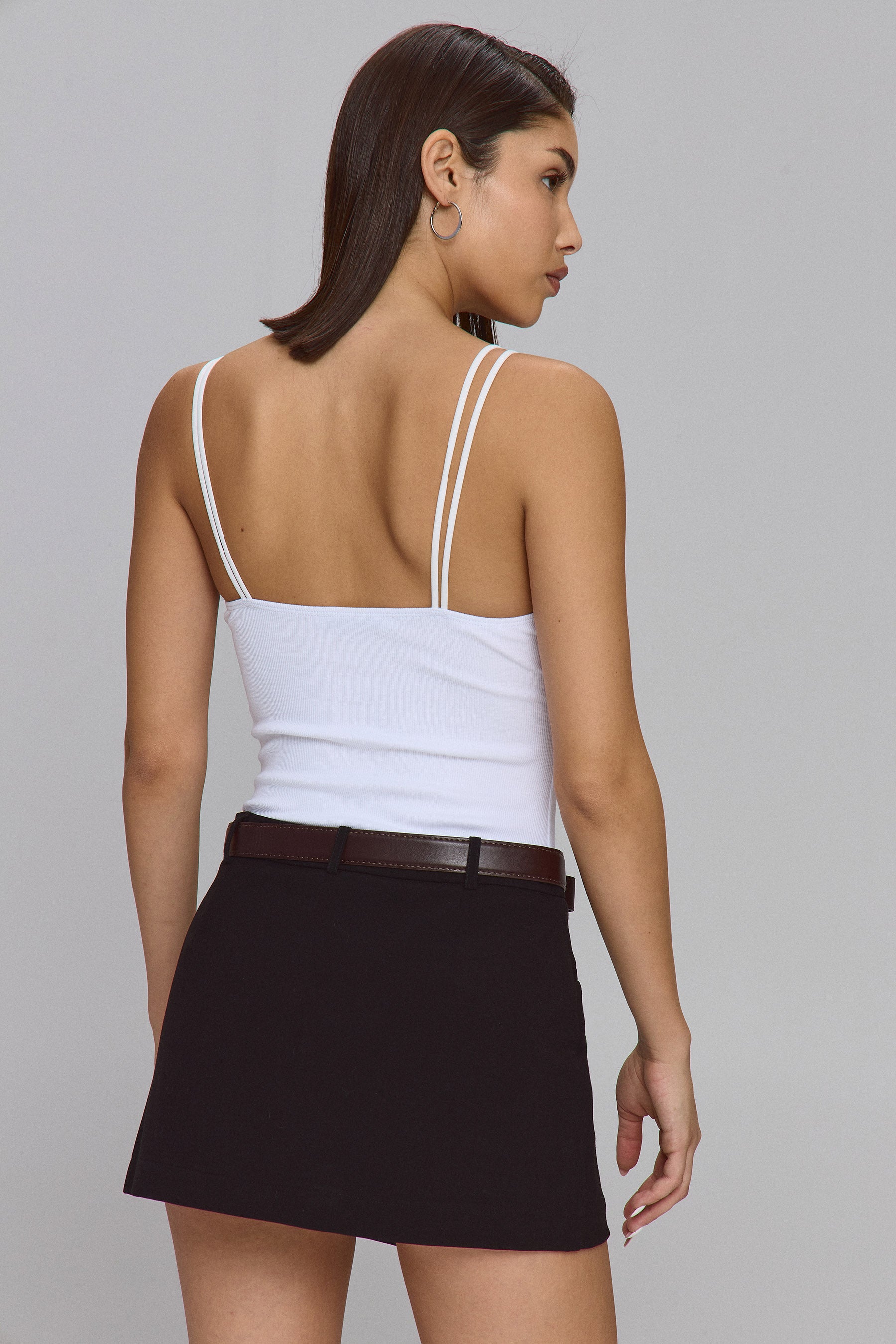 בגד גוף ריב כתפייה כפולה