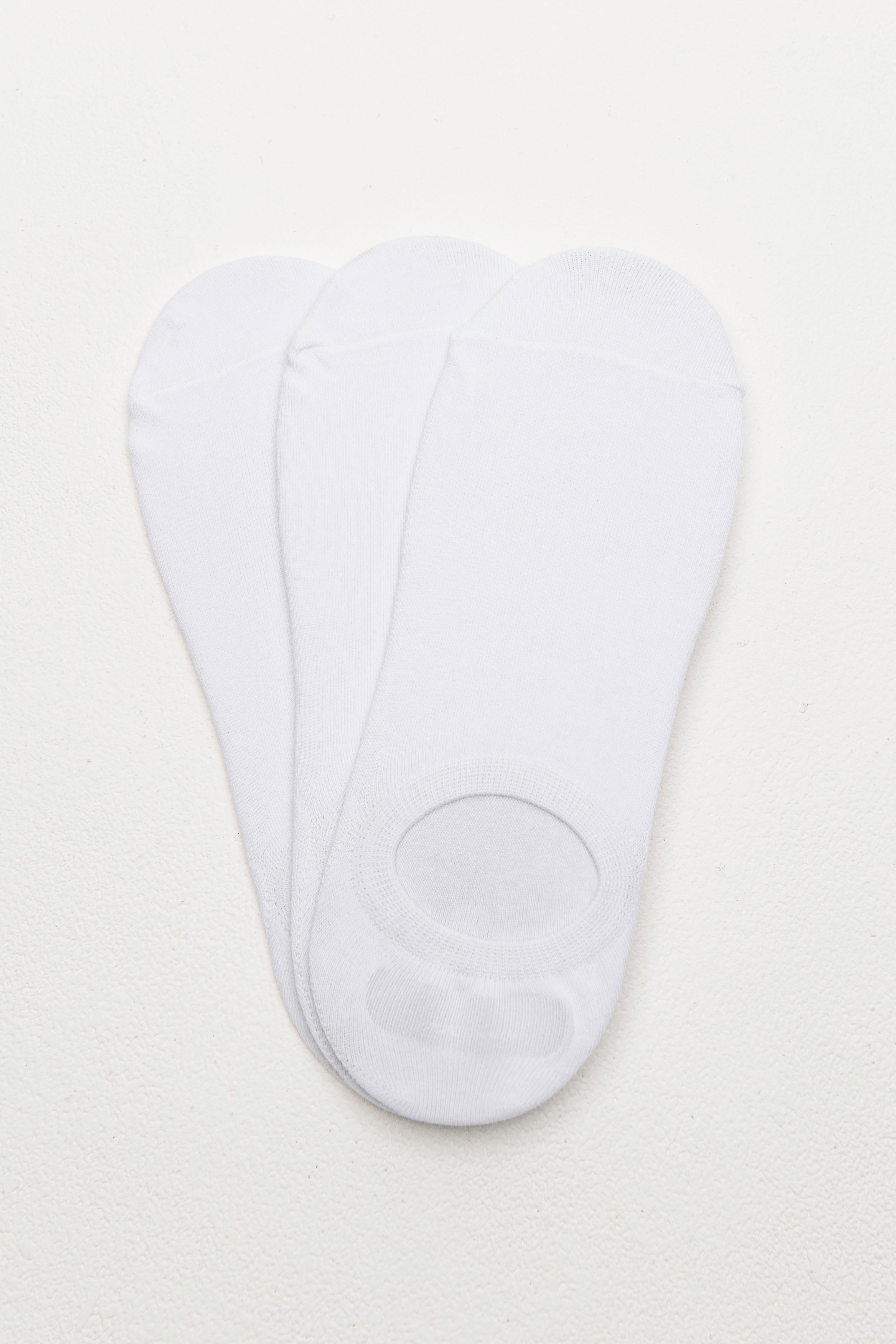 WHITE -ש. גרבי סניקרס
