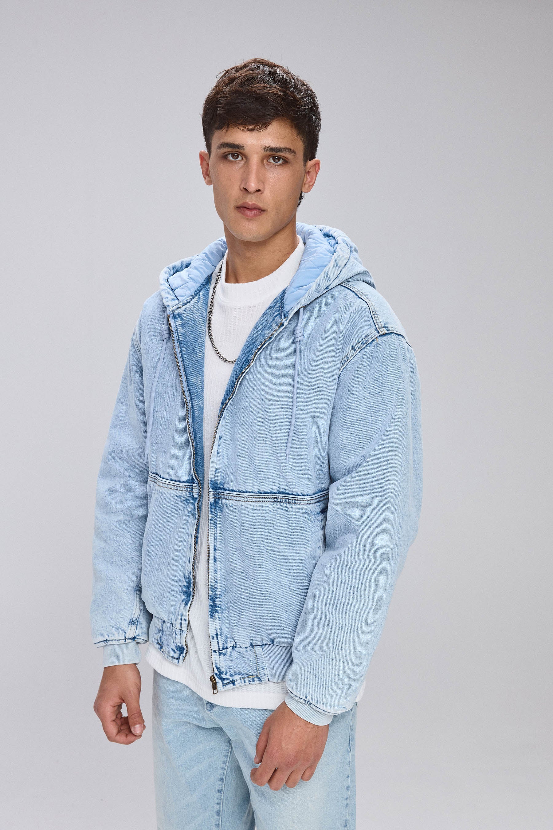 ג'קט בומבר ג'ינס