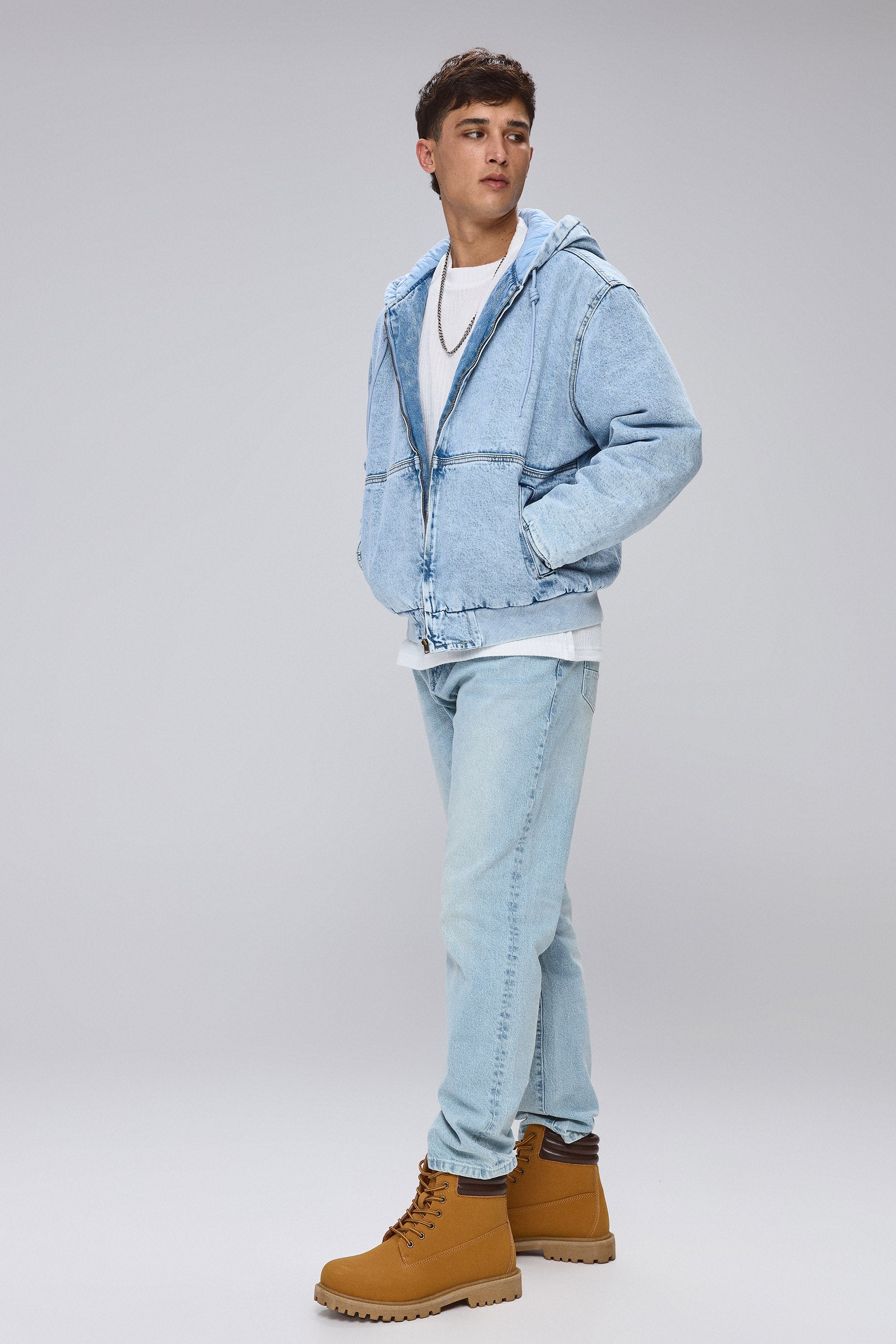 ג'קט בומבר ג'ינס