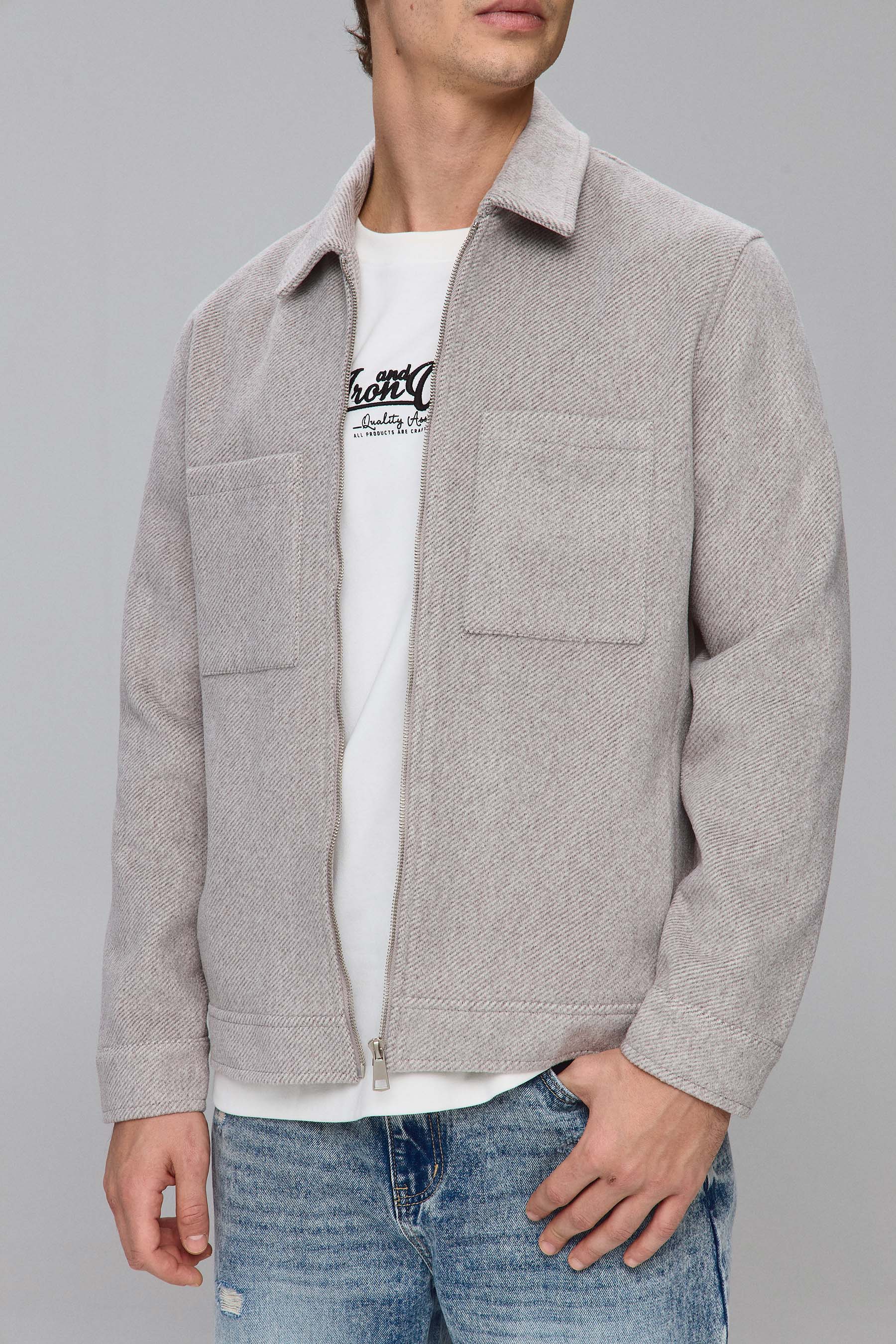 ג'קט צמר דיאגונל