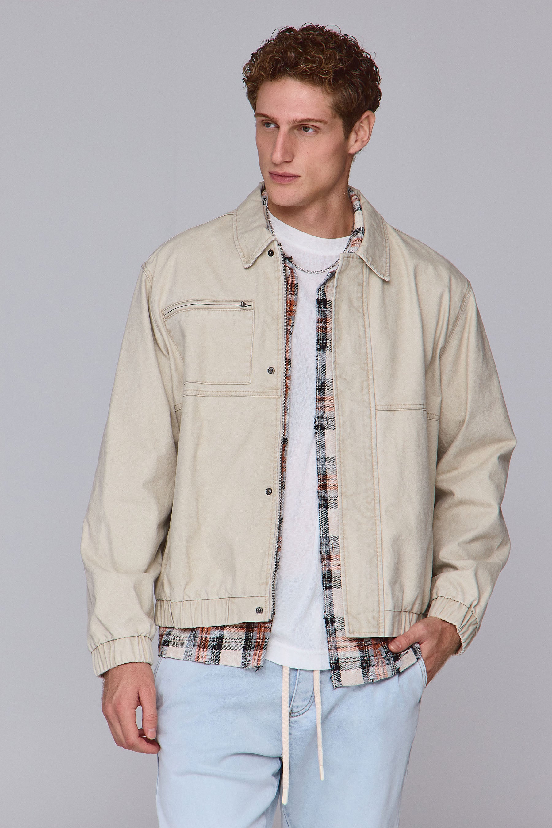 ג'קט וורקר קנבס