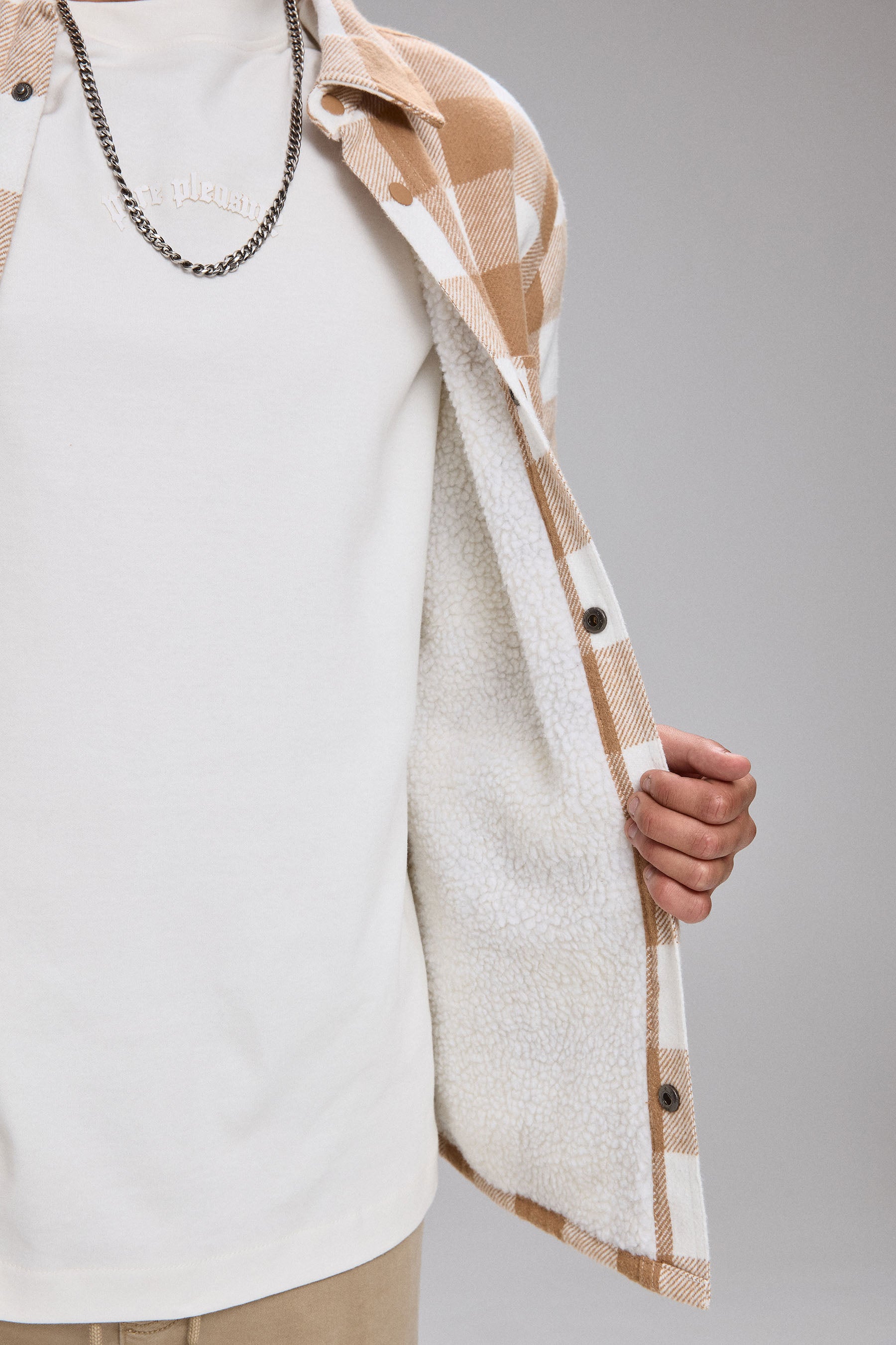 ג'קט סטריט משובץ