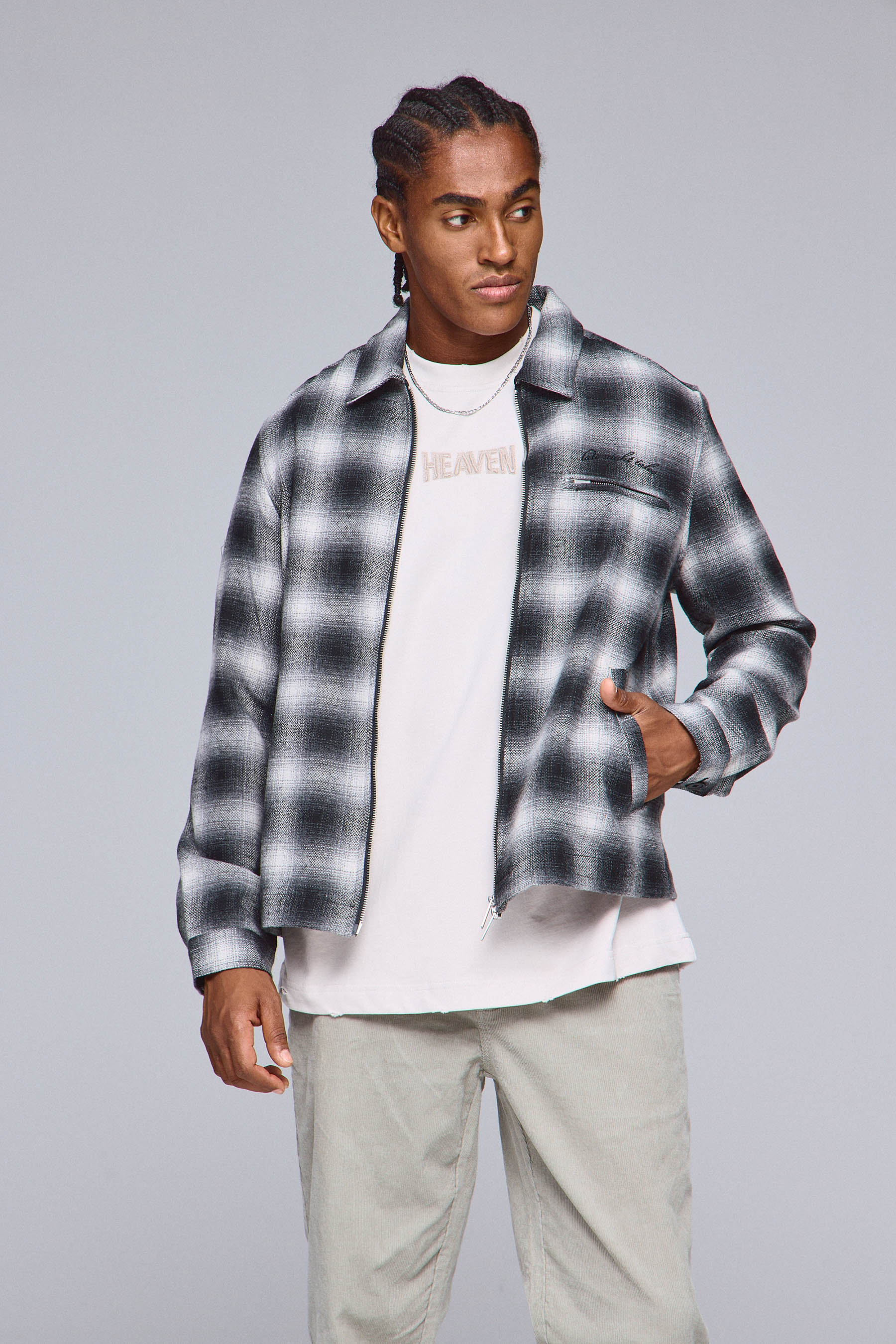 ג'קט משובץ קל