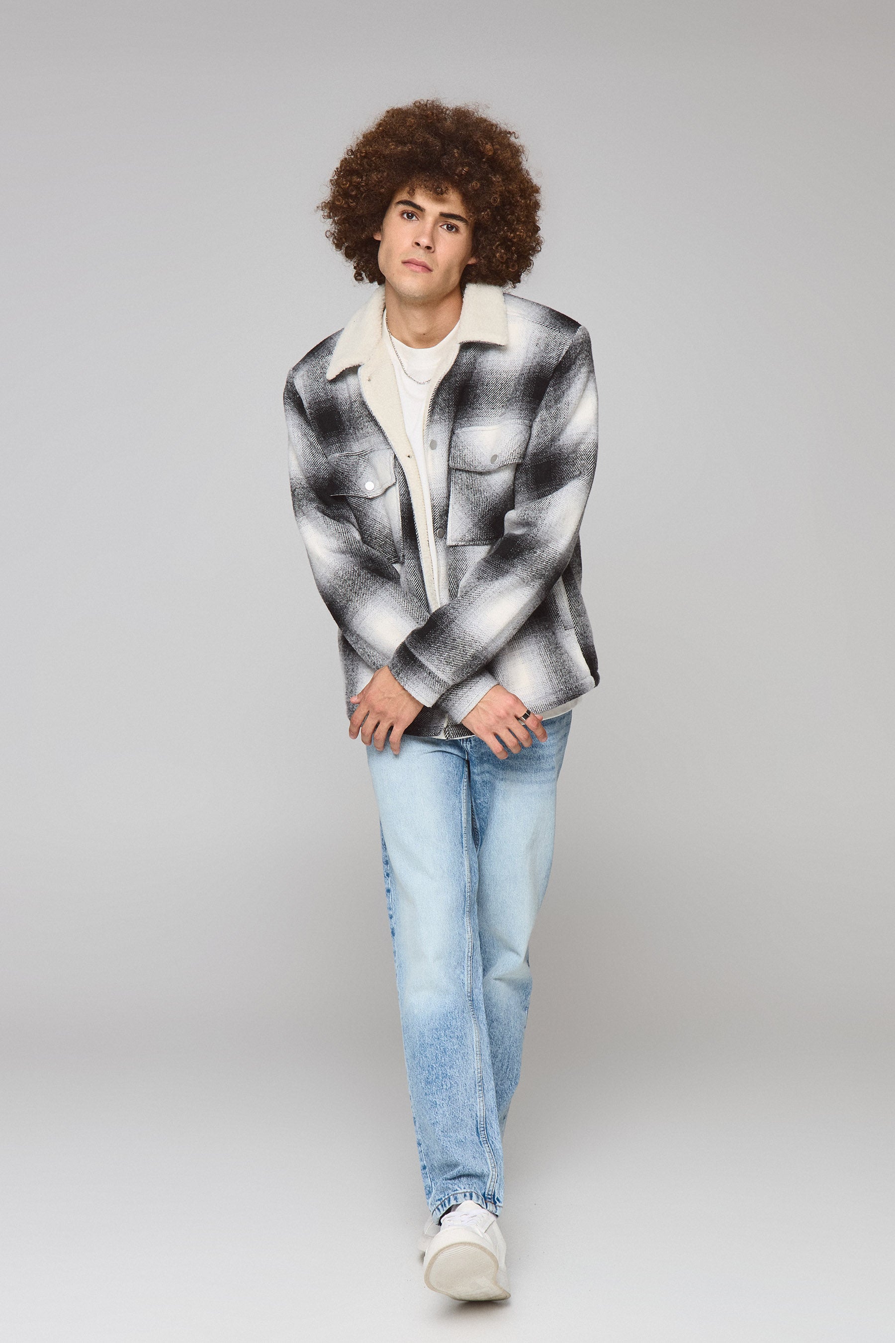 ג'קט ארצ'י משובץ