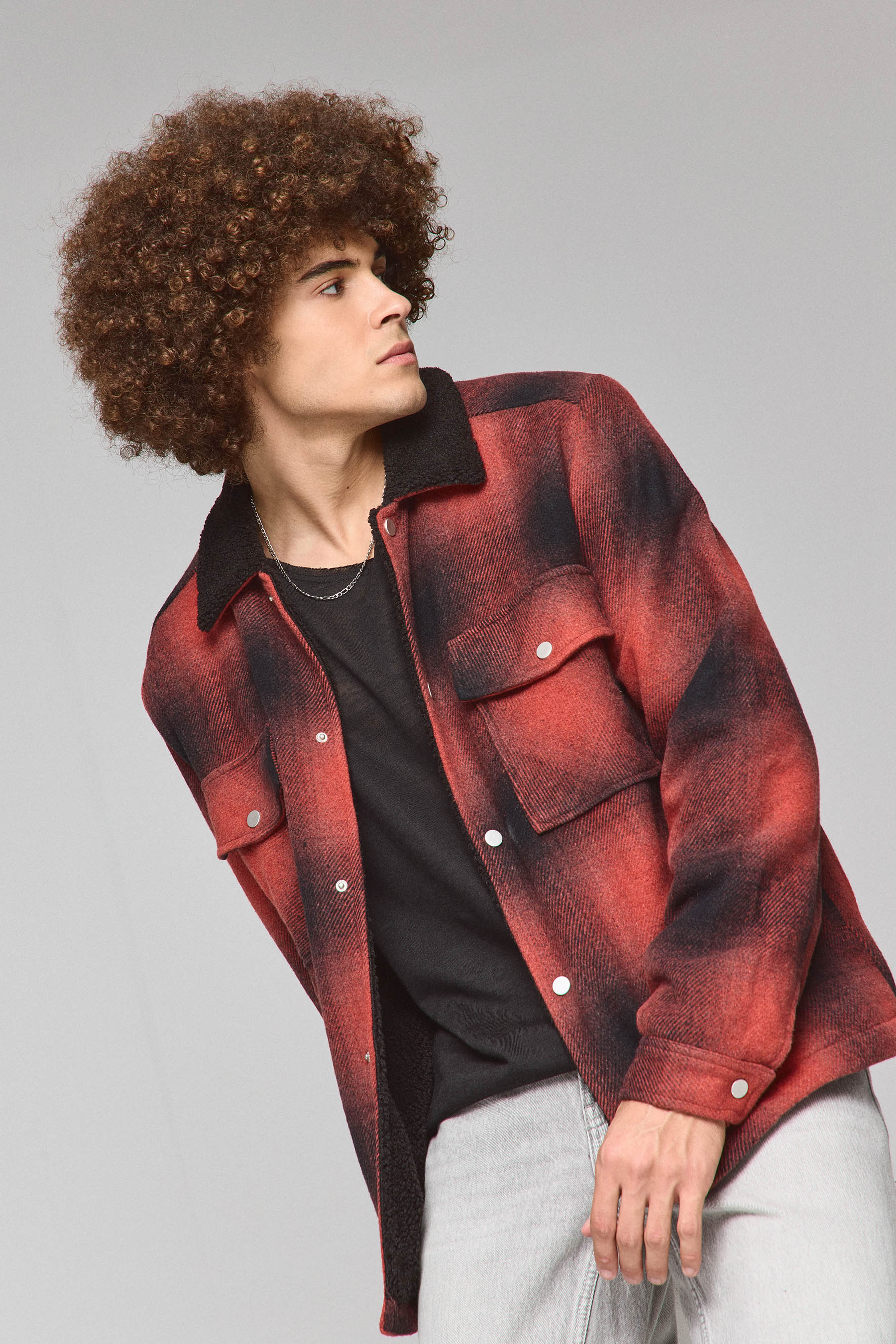 ג'קט ארצ'י משובץ