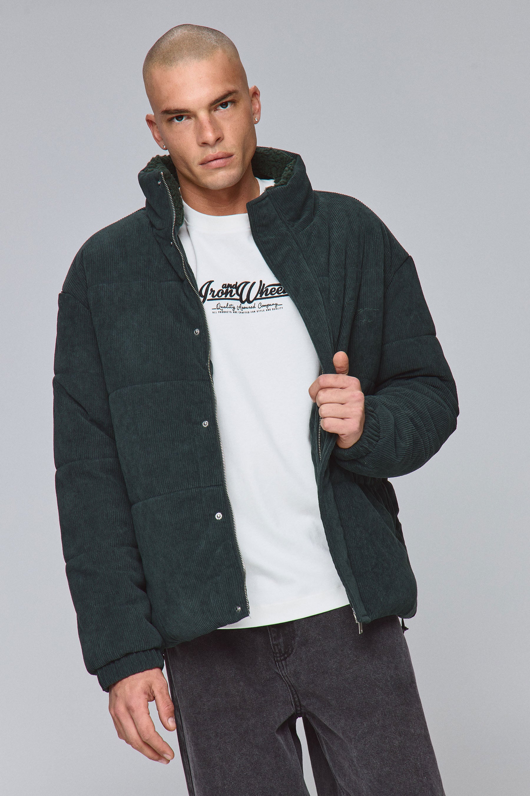 ג'קט קורדורוי מנופח